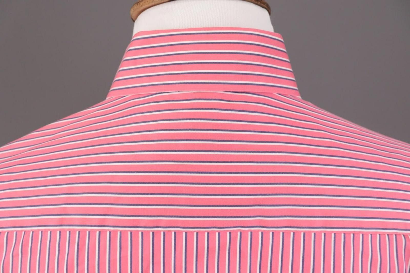 Eton Eton Contemporary Pink Stripe Button Down Shirt Size 41 / 16 Size US M / EU 48-50 / 2 - 10 Thumbnail