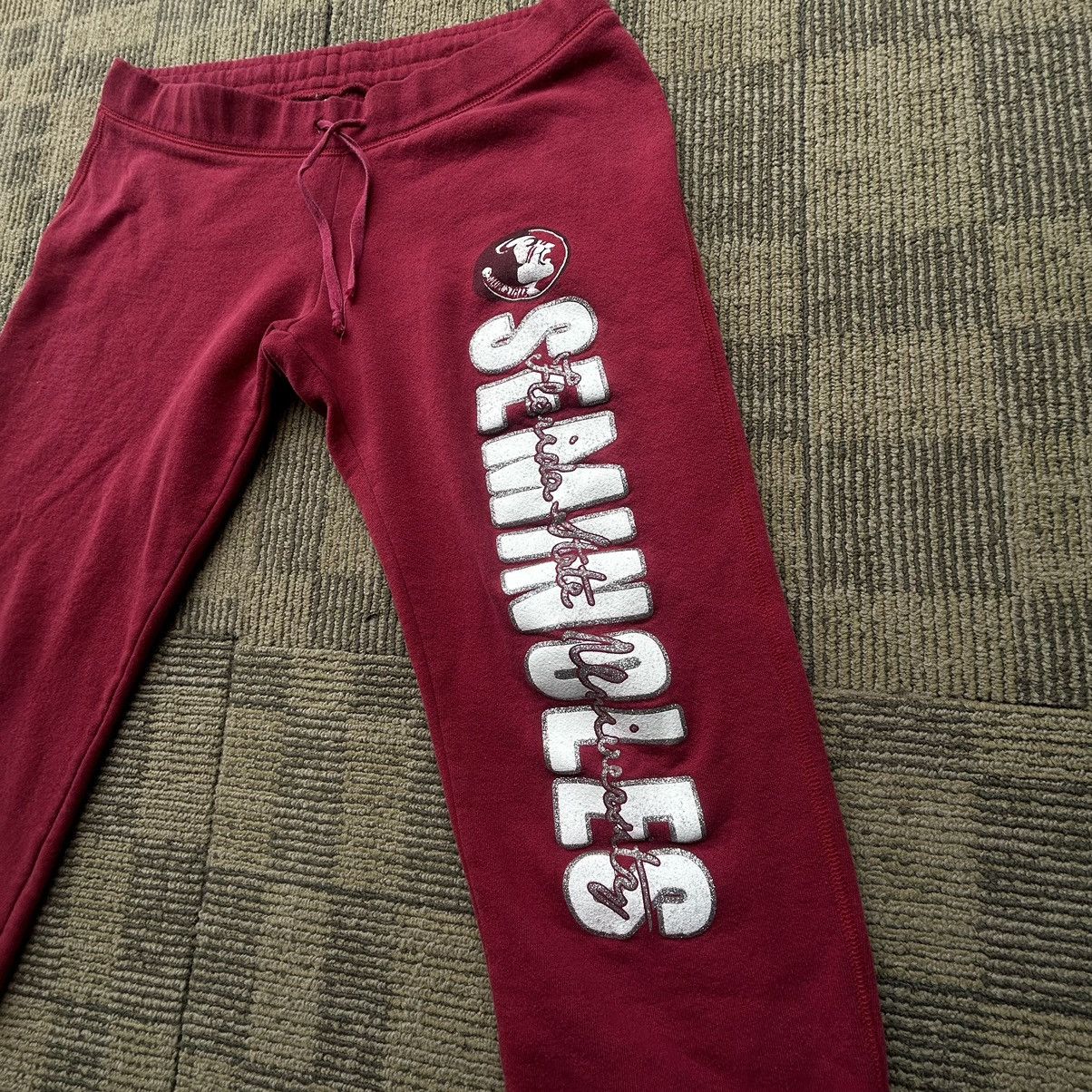 Vintage Vintage Y2K Florida State Seminoles Capri Sweatpants Size 34" / US 12 / IT 48 - 2 Thumbnail