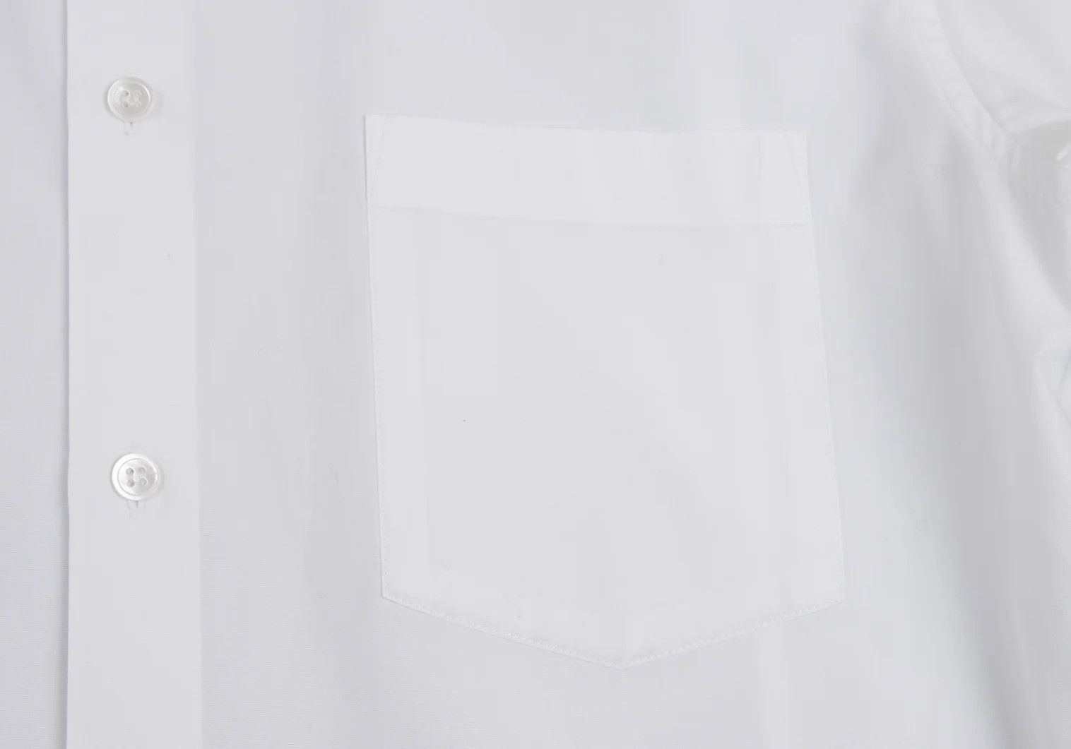 Comme des Garcons Homme Plus Cut Sleeve Shirt in White Size S Size US S / EU 44-46 / 1 - 8 Thumbnail