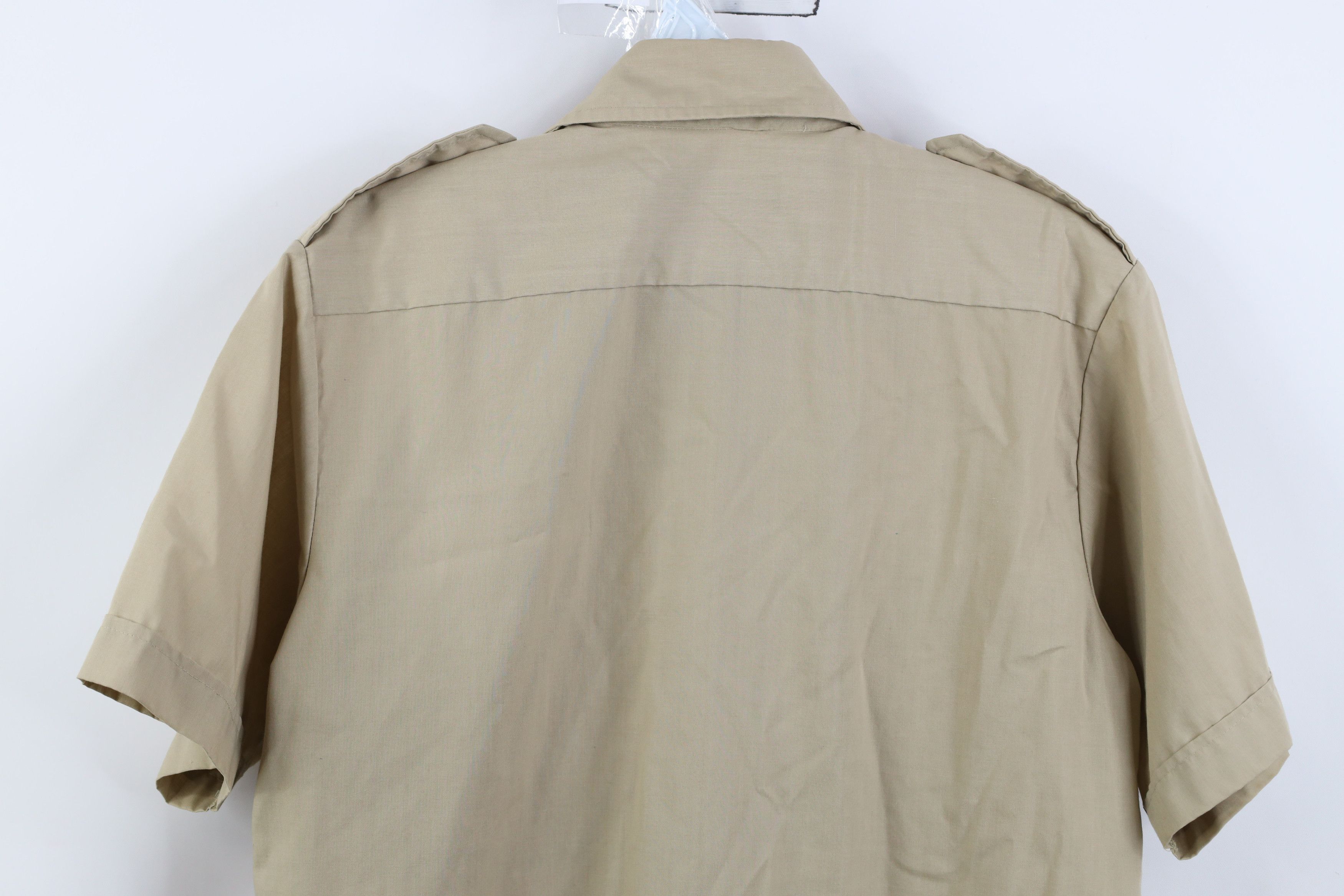 Vintage Vintage 70s Streetwear Safari Bush Military Button Shirt Size US S / EU 44-46 / 1 - 12 Thumbnail