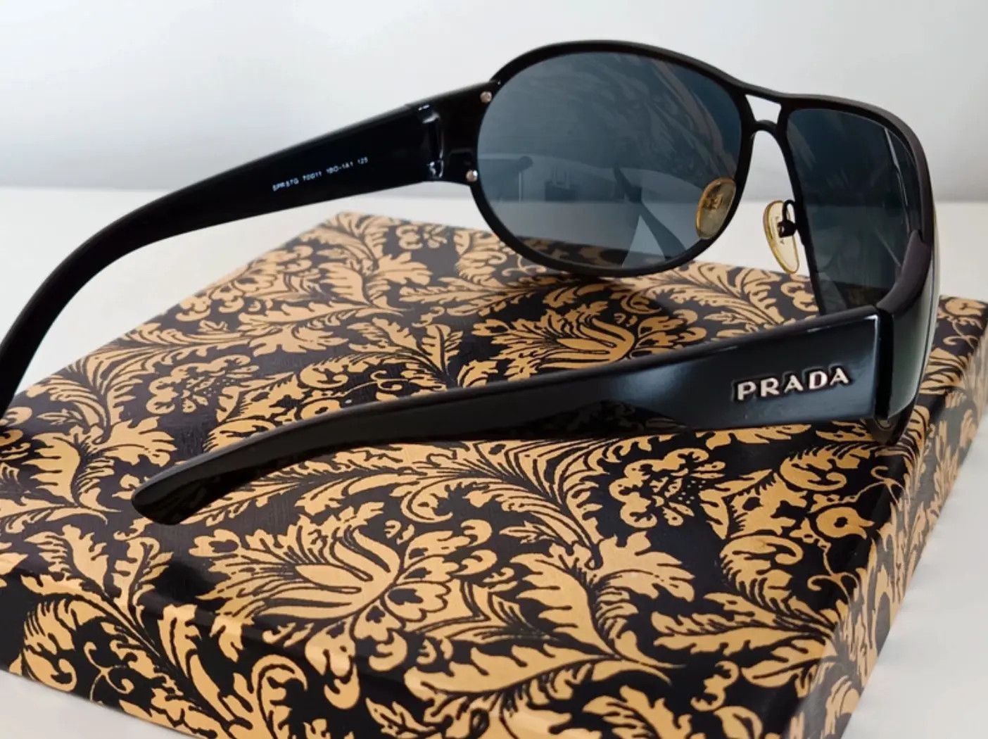 Prada × Vintage PRADA Sunglasses Sport Symbol Wrap Shield Ski Mask Size ONE SIZE - 3 Thumbnail