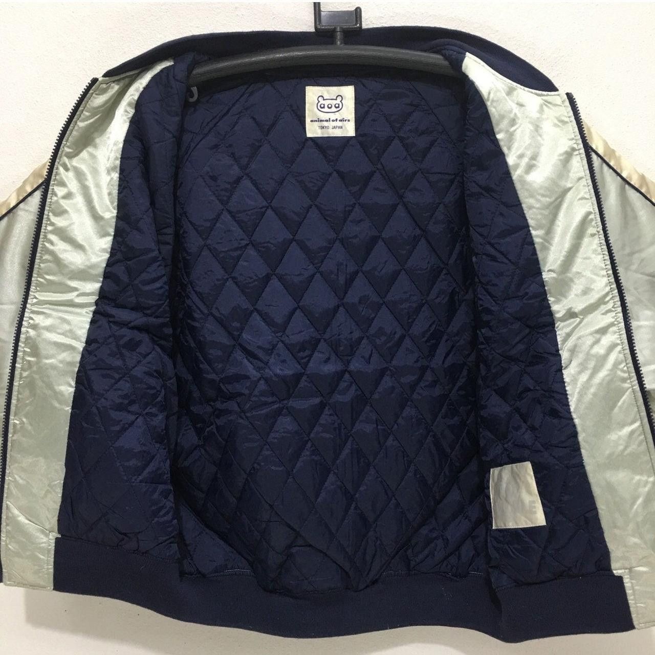 Vintage Vintgae SUKAJAN Jacket Airs Tokyo Dragon Ryu Embroidery Size L / US 10 / IT 46 - 3 Thumbnail