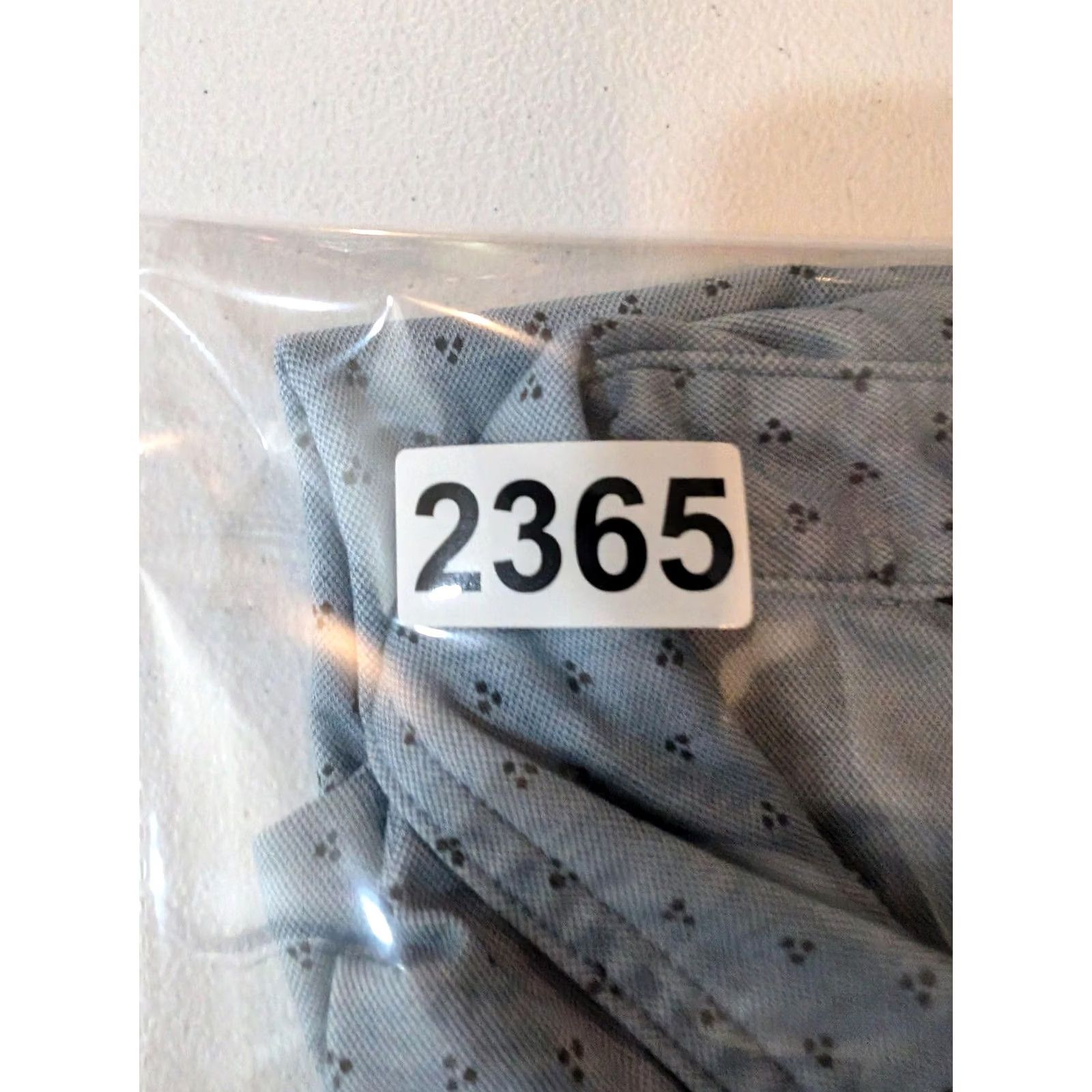 TravisMathew TravisMathew Polo Shirt Mens Large Light Blue Microprint Pima Cotton Blend Golf Casual Short Sleeve Size US L / EU 52-54 / 3 - 8 Thumbnail