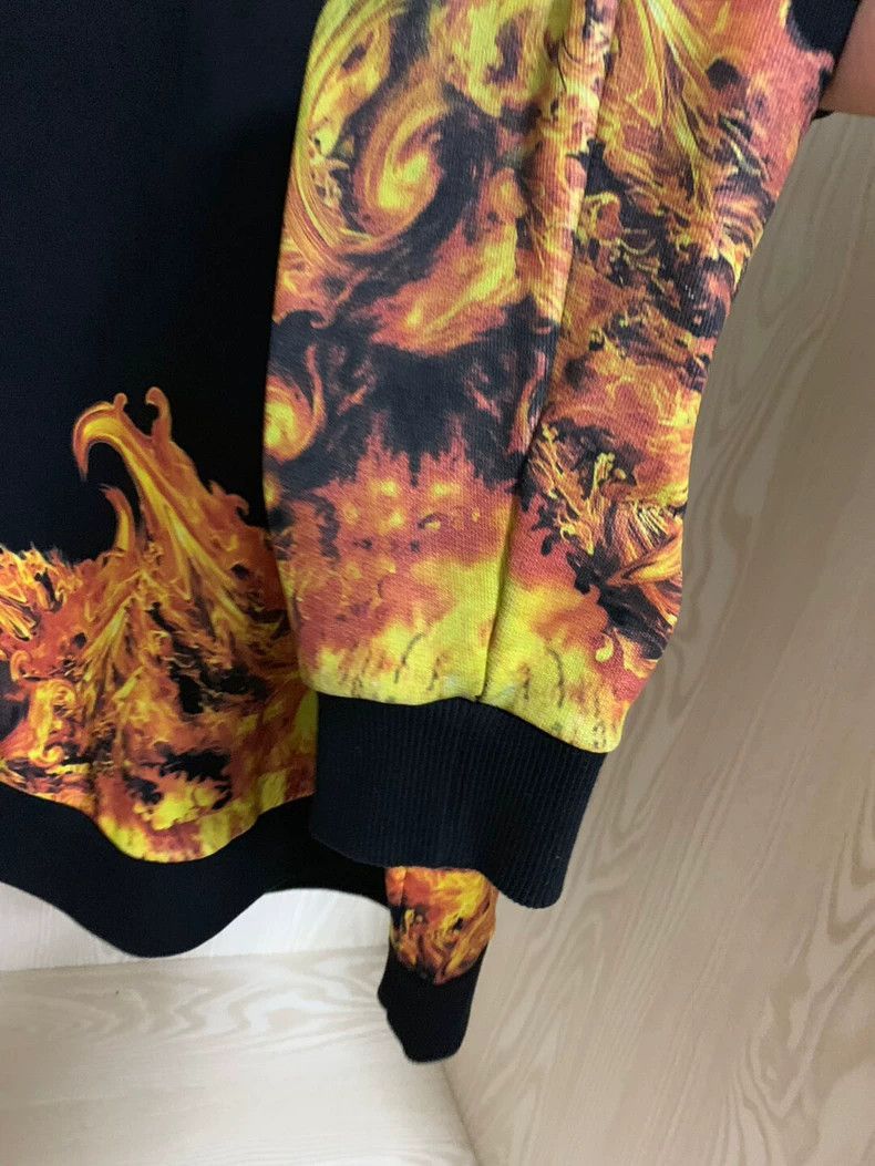 Other Givenchy Flame Print Crewneck Sweatshirt Size US S / EU 44-46 / 1 - 6 Thumbnail