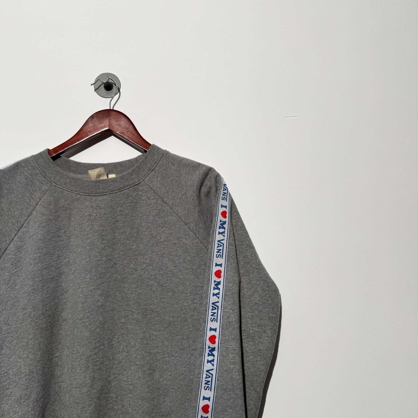 Vans Vintage Vans Gray Cotton Sweatshirt Size M Regular Fit Size US M / EU 48-50 / 2 - 6 Thumbnail