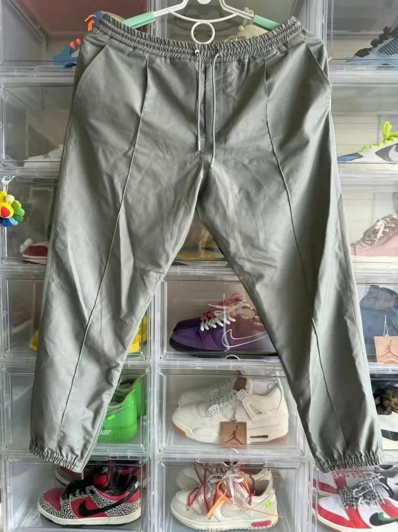 Dior Dior Ss23 solid color drawstring casual pants 2501-Nextarro Size US 36 / EU 52 - 1 Thumbnail
