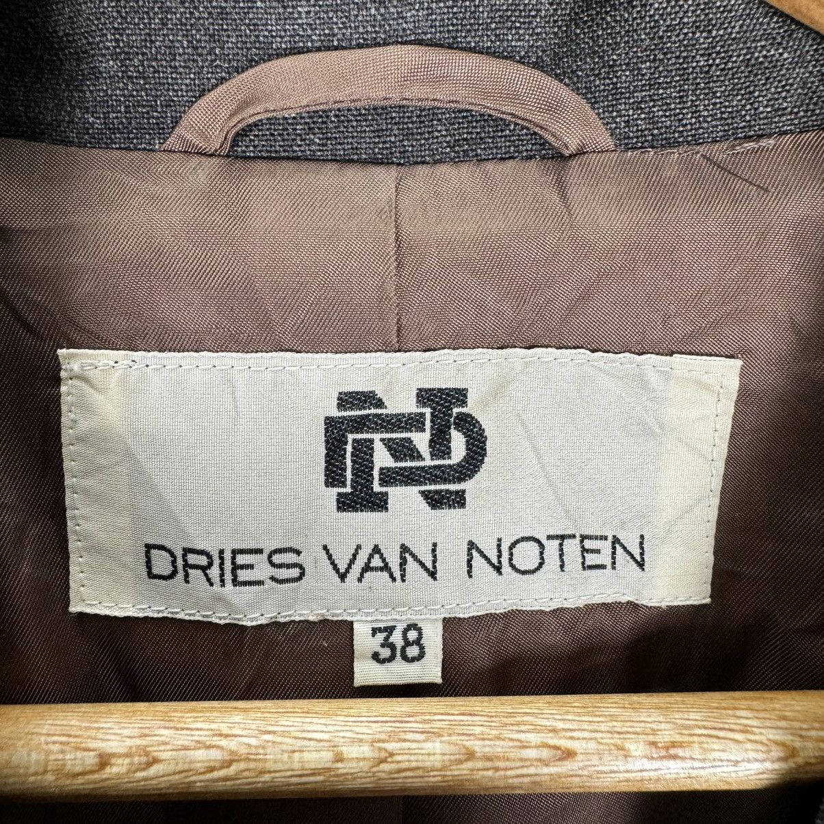 Dries Van Noten × Vintage 🔥DRIES VAN NOTEN WOOL LONG BUTTON JACKET Size M / US 6-8 / IT 42-44 - 7 Thumbnail