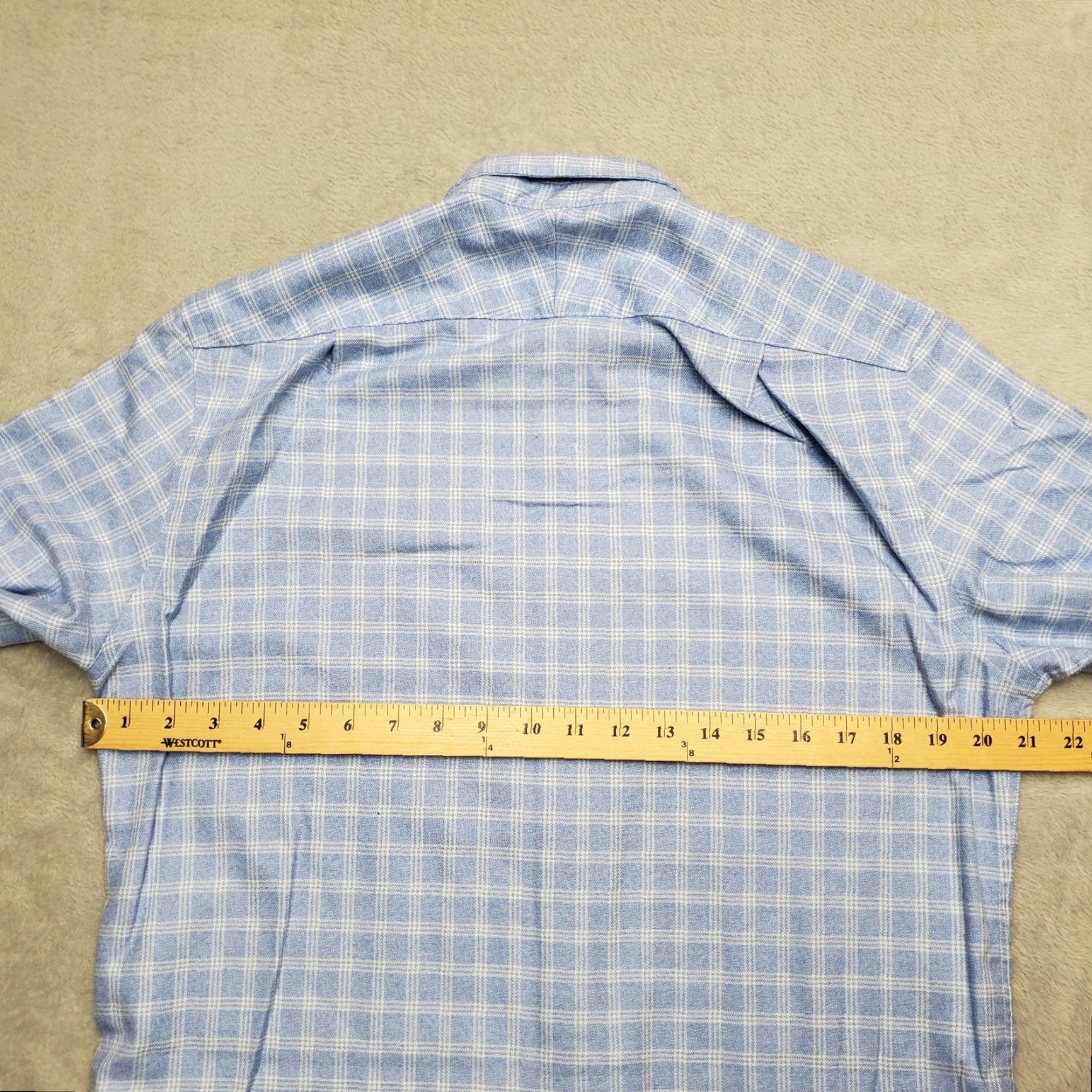 Charles Tyrwhitt VINTAGE Charles Tyrwhitt Shirt Mens Medium Blue Plaid Long Sleeve Non Iron Slim Casual Size US M / EU 48-50 / 2 - 7 Thumbnail