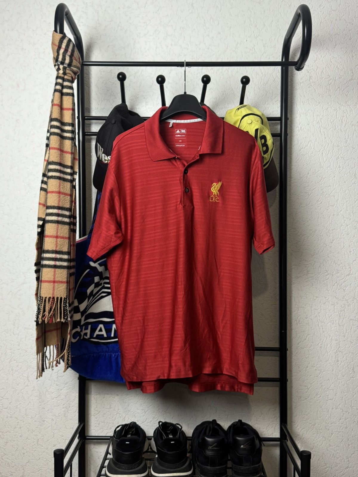 Adidas Adidas Liverpool FC Climacool Polo Vintage 2006–2012 Size US L / EU 52-54 / 3 - 1 Thumbnail