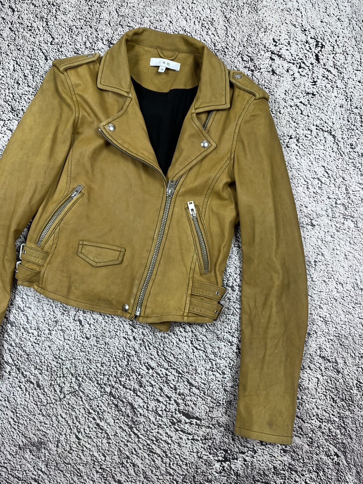 Iro Vintage Iro Leather Biker Perfecto Jacket Bomber size 38 Size XS / US 0-2 / IT 36-38 - 3 Thumbnail