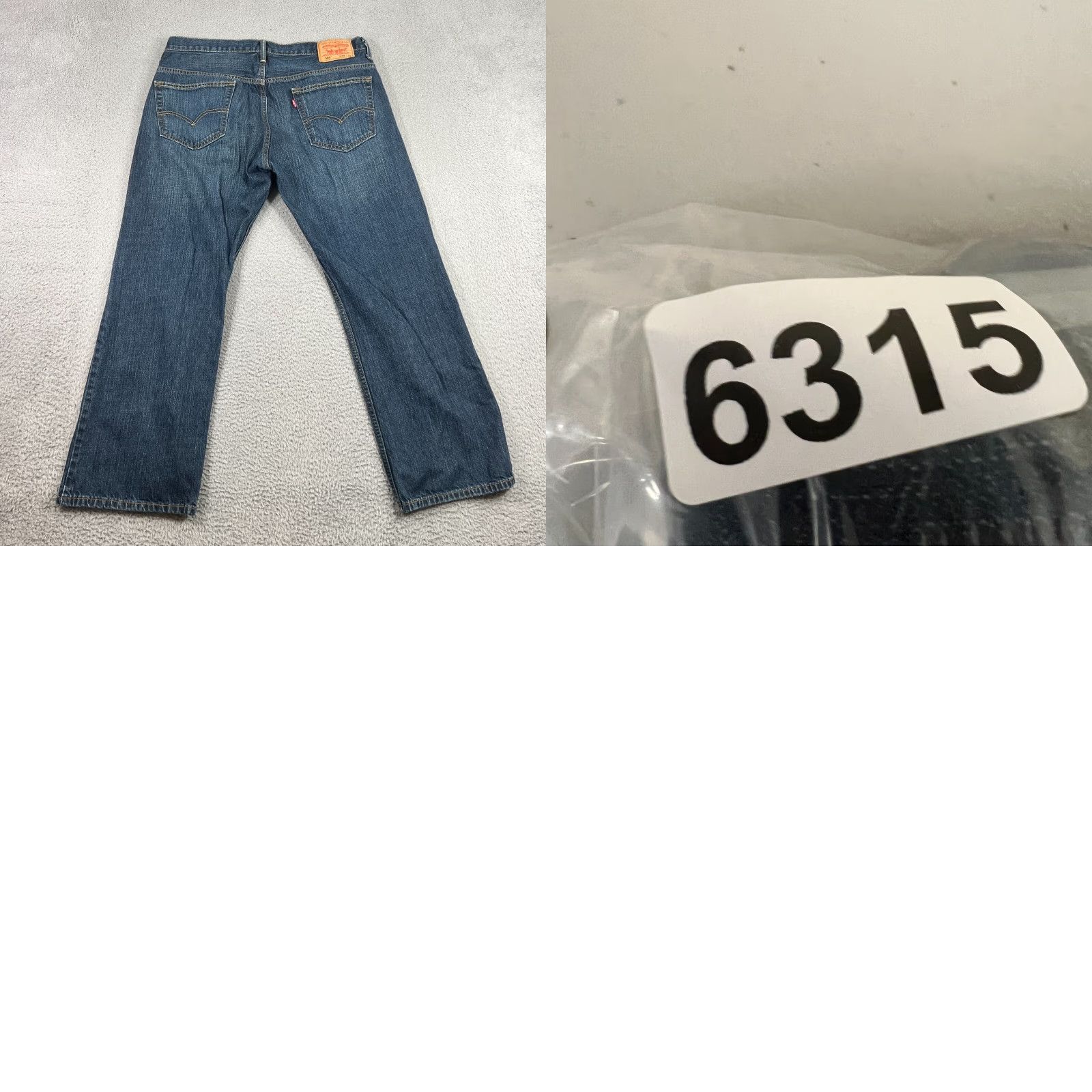 Levi's Levi's 569 Jeans Mens 36x28 Loose Fit Straight Leg Blue Dark Wash Size US 34 / EU 50 - 8 Thumbnail