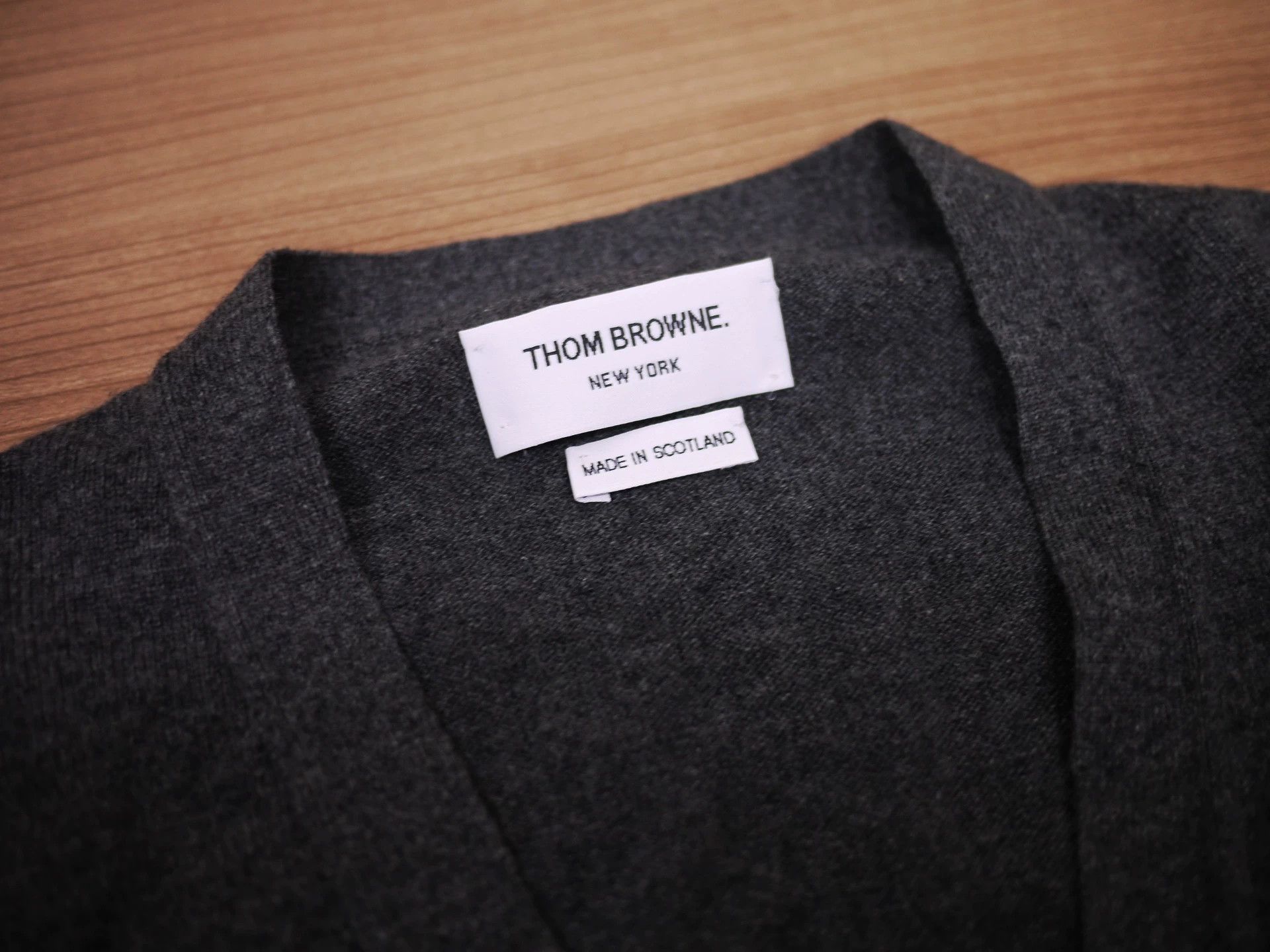 Thom Browne Thom Browne Grey Knit Sweater Size 0 No Tags No Pockets Size XS / US 0-2 / IT 36-38 - 3 Thumbnail