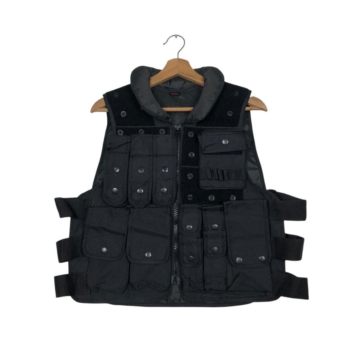 Japanese Brand 🔥VINTAGE VEST UTILITY CARGO MULTI POCKET SWAT RARE STYLE Size US M / EU 48-50 / 2 - 3 Thumbnail