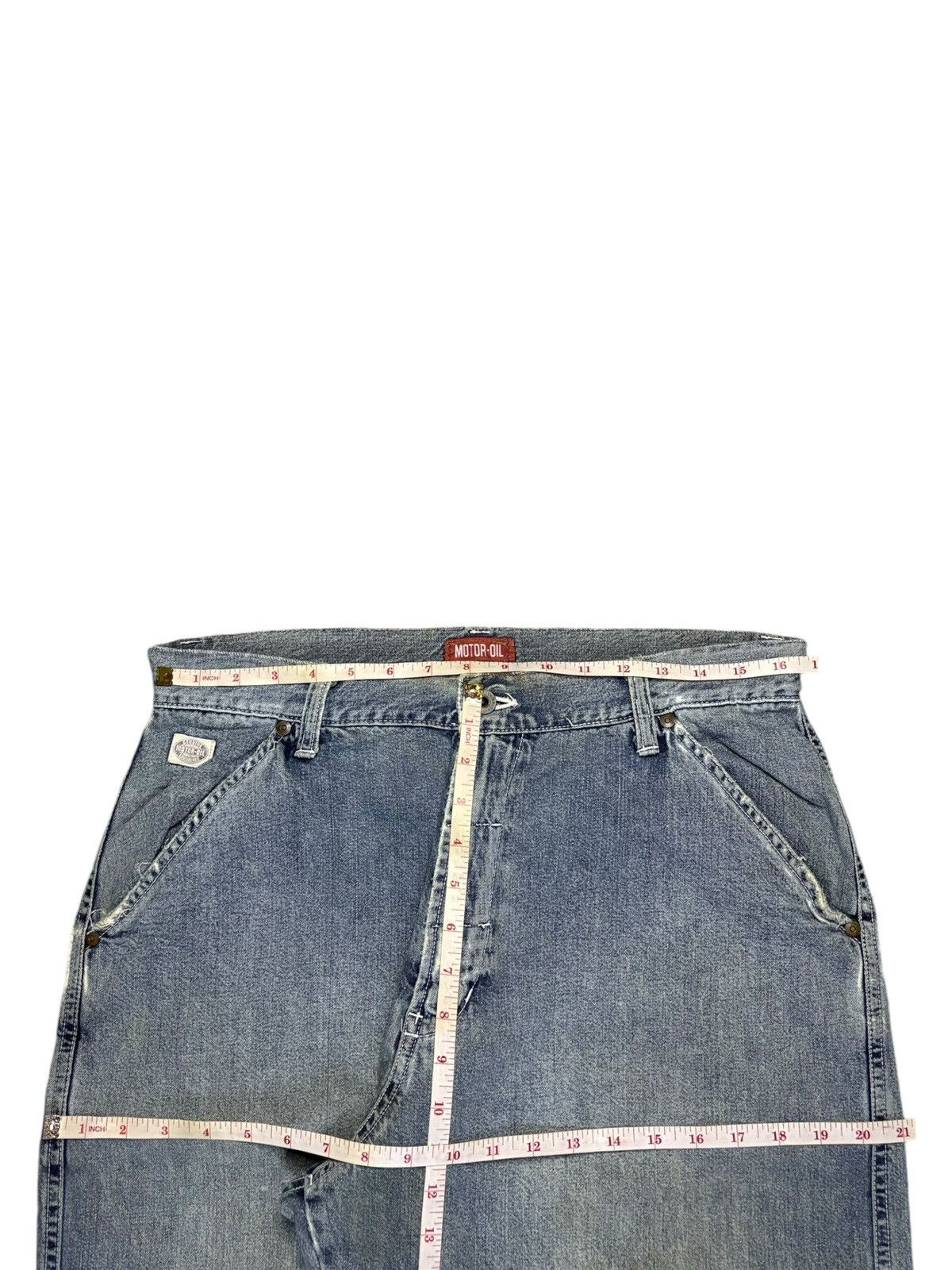 Japanese Brand Vintage Japanese Brand Mud Wash Baggy Jeans Size US 33 - 12 Thumbnail