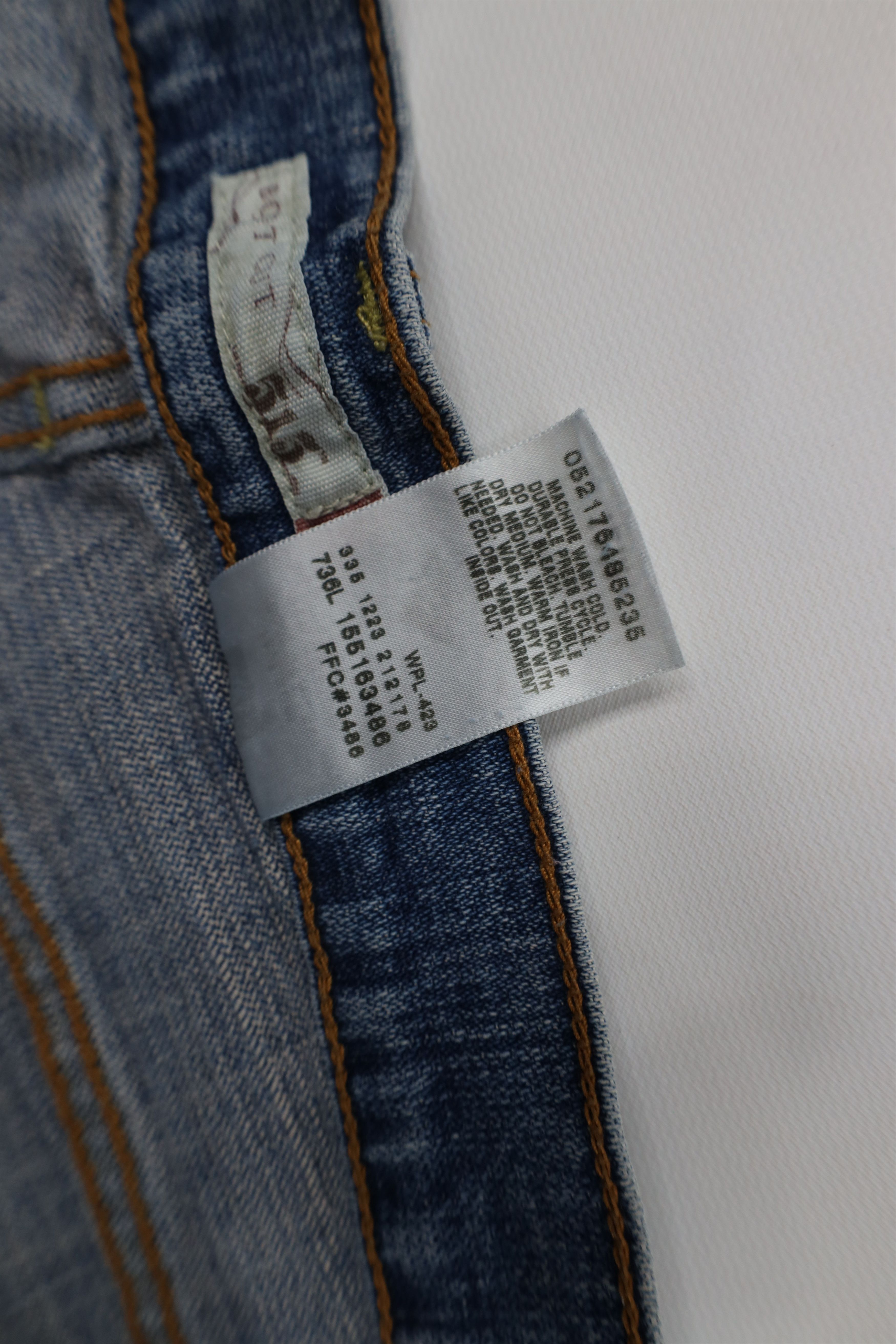 Levi's Vintage Y2K Levis 515 Babydoll Flared Boot Cut Denim Jeans Size 34" / US 12 / IT 48 - 12 Thumbnail