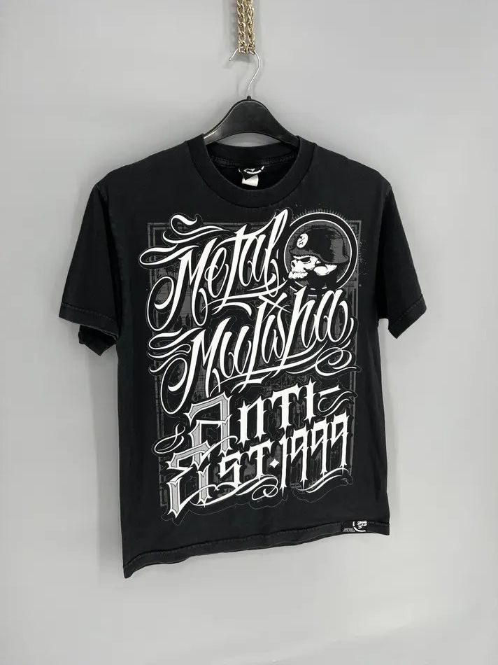 Metal Mulisha METAL MULISHA Logo T shirt Clothing Skull Designer Size US M / EU 48-50 / 2 - 2 Thumbnail