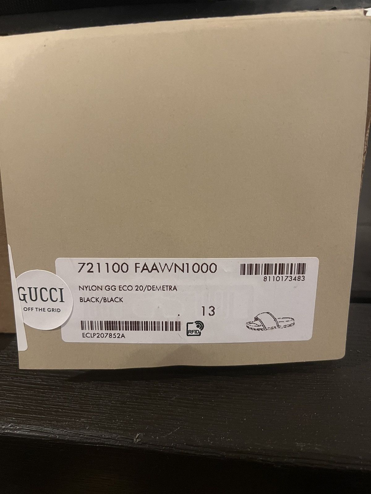 Black Gucci Sandals