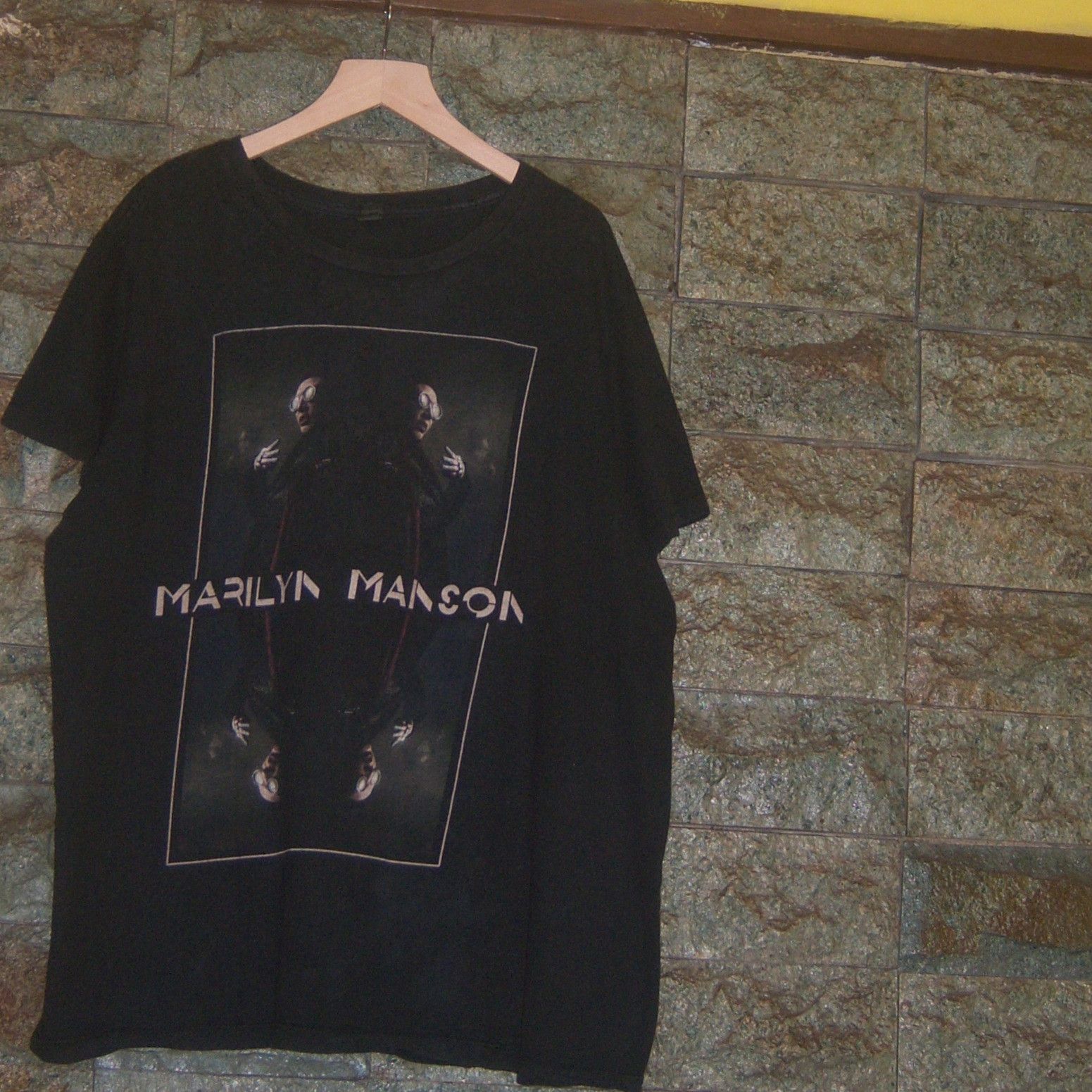 Band Tees × Marilyn Manson Marilyn Manson T shirtb Size US XL / EU 56 / 4 - 2 Thumbnail