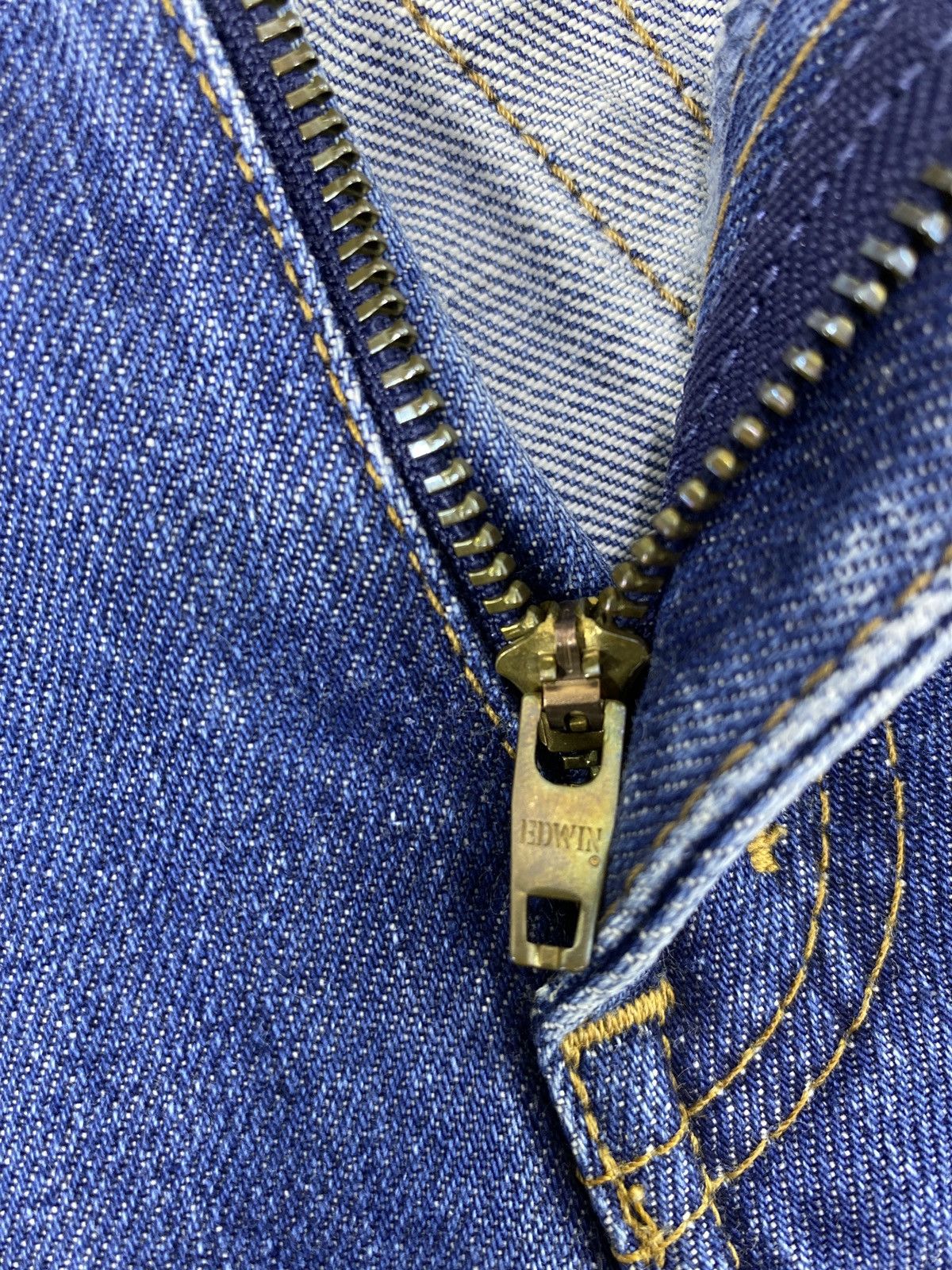 Edwin × Japanese Brand × Jean Edwin Miss 503 Blue Wash Jeans - J1114 Size 25" / US 0 / IT 36 - 8 Thumbnail
