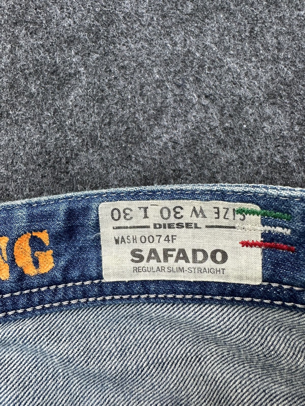 Beauty Beast × Diesel Diesel Safado Faded Washed Distressed Denim D3 Size US 30 / EU 46 - 16 Thumbnail