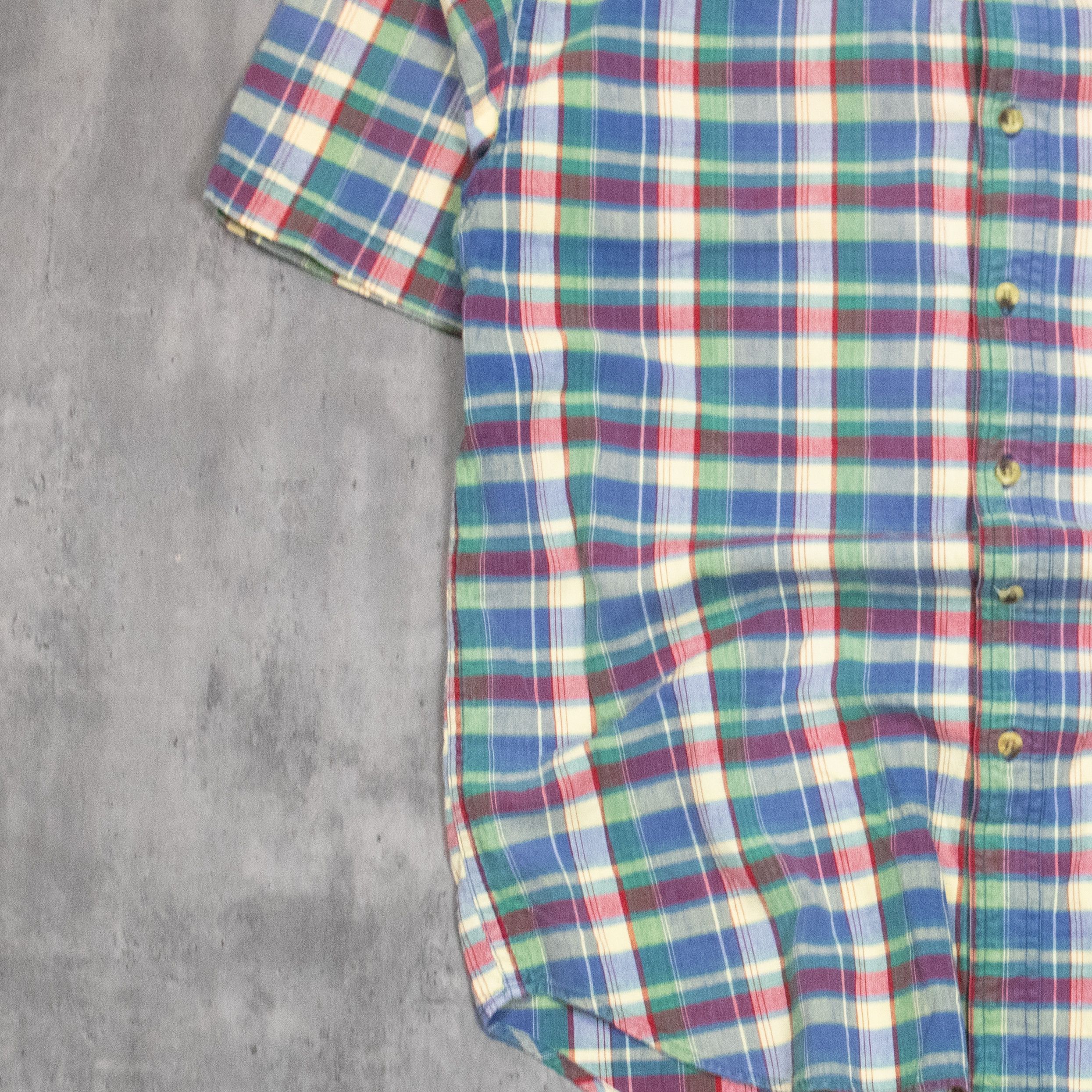 Christian Roth Vintage VTG 1990's 90's Christian Ron Plaid Button Up Shirt Size US M / EU 48-50 / 2 - 6 Thumbnail