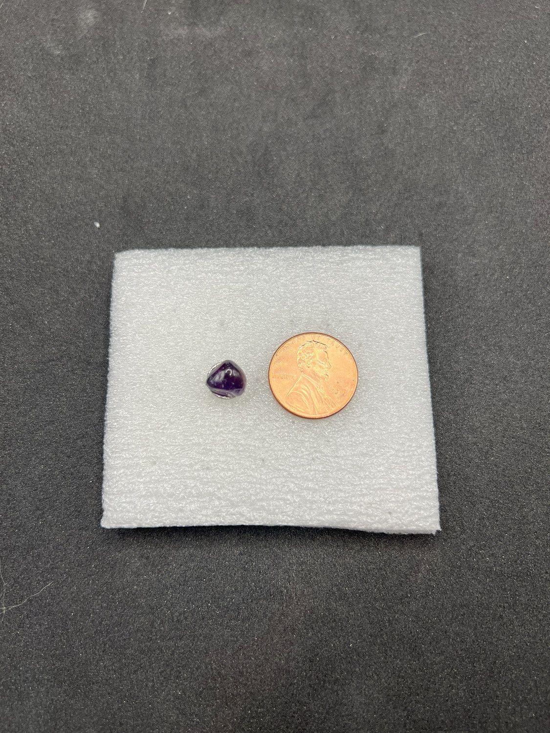 Other Amethyst Stainless Steel Stud Earrings Size ONE SIZE - 2 Thumbnail