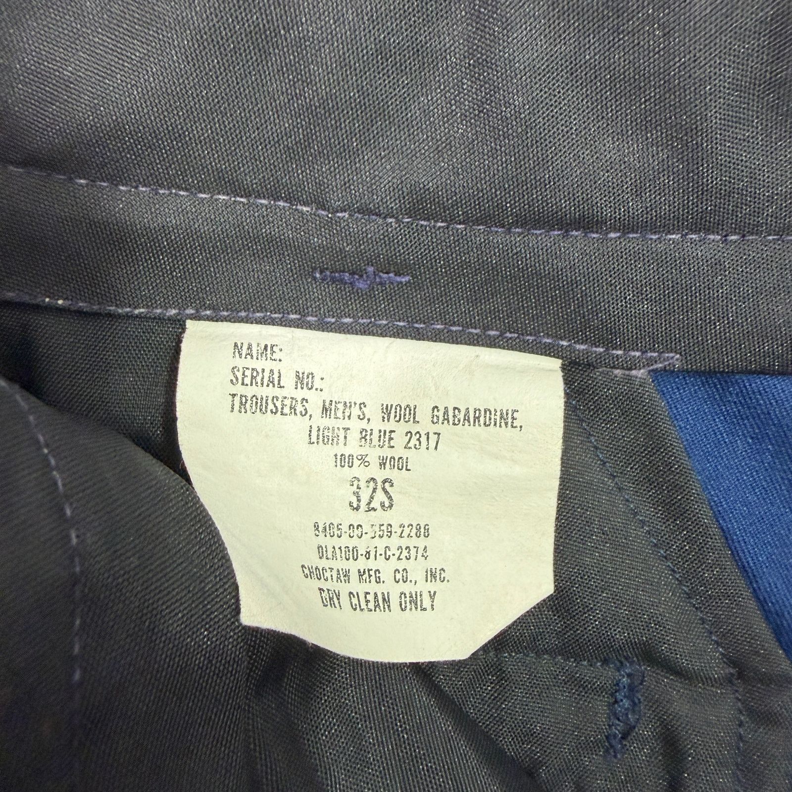 Vintage Vintage USMC Gabardine Wool Trousers Men's 32S (32x30) 1981 Size US 32 / EU 48 - 3 Thumbnail