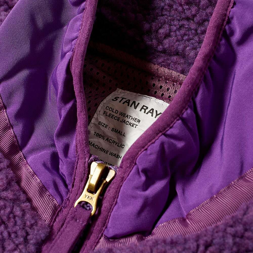 Stan Ray Stan Ray High Pile Fleece Zip-up Jacket in Purple Size Small Size US S / EU 44-46 / 1 - 20 Thumbnail