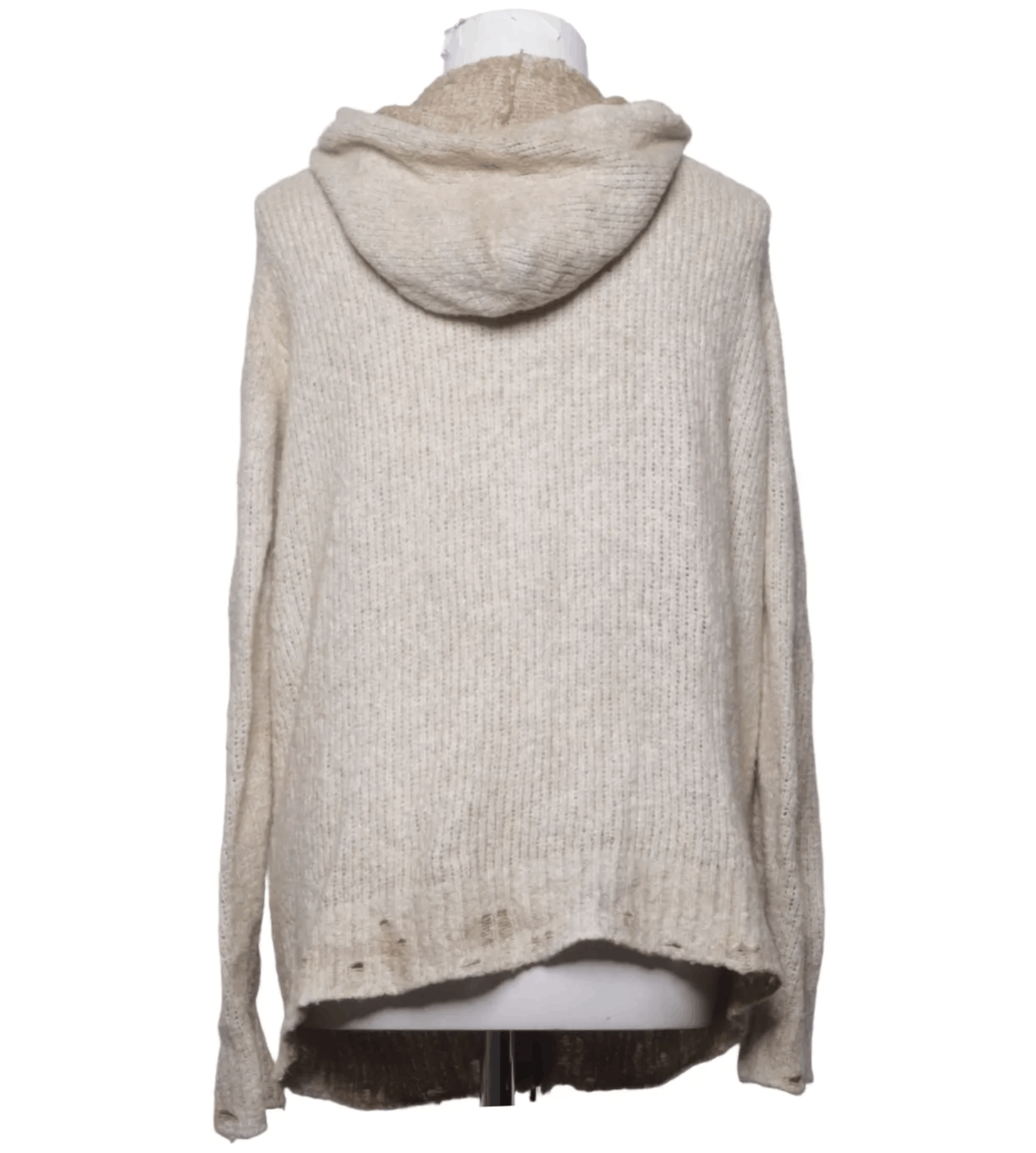 Avant Toi Long Knit Zip Hoodie Beige Size L, Avant Toi – Size US L / EU 52-54 / 3 - 2 Thumbnail