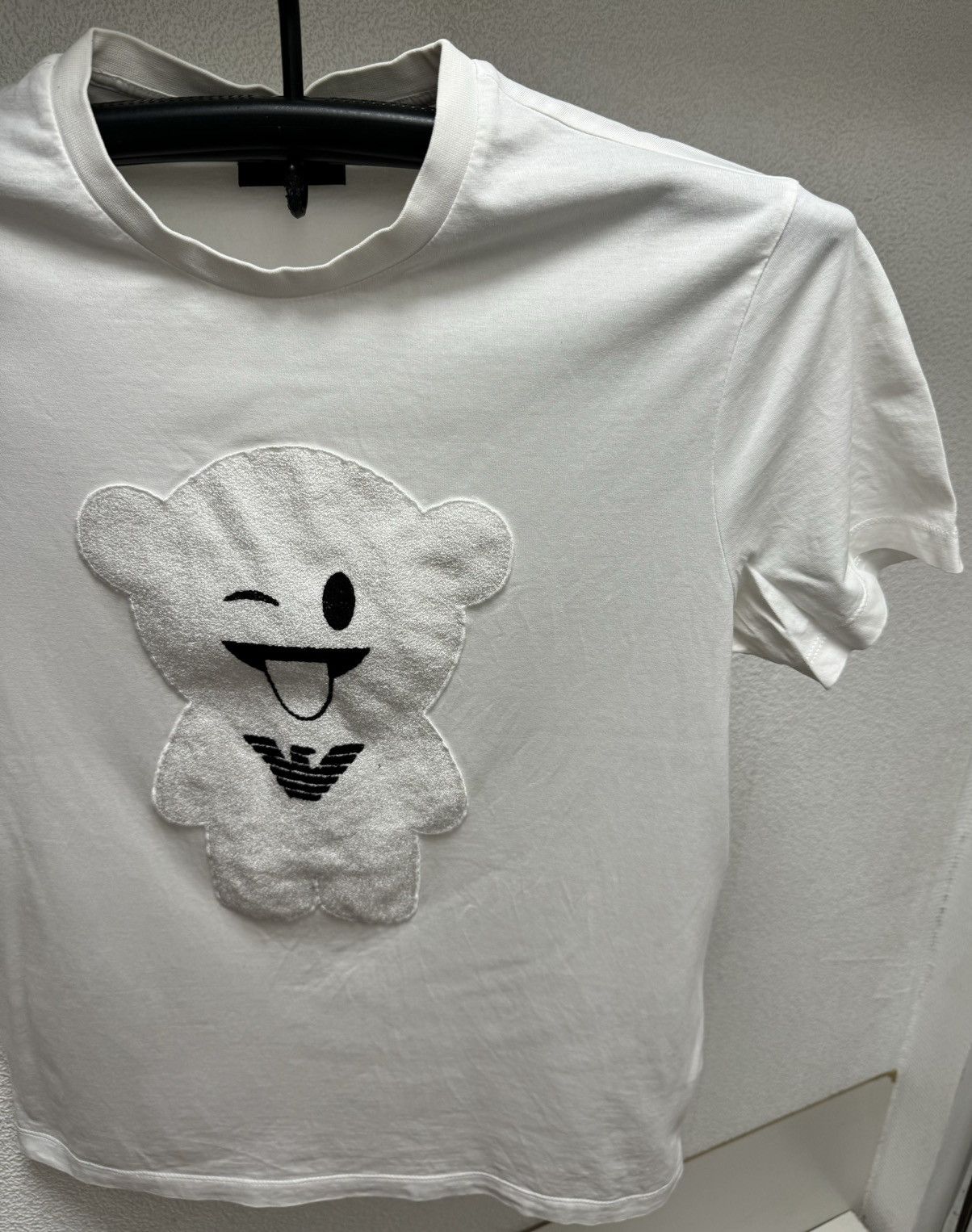 Armani Armani Emporio Teddy Bear big logo t-shirt white L sz Armani Size US L / EU 52-54 / 3 - 4 Thumbnail