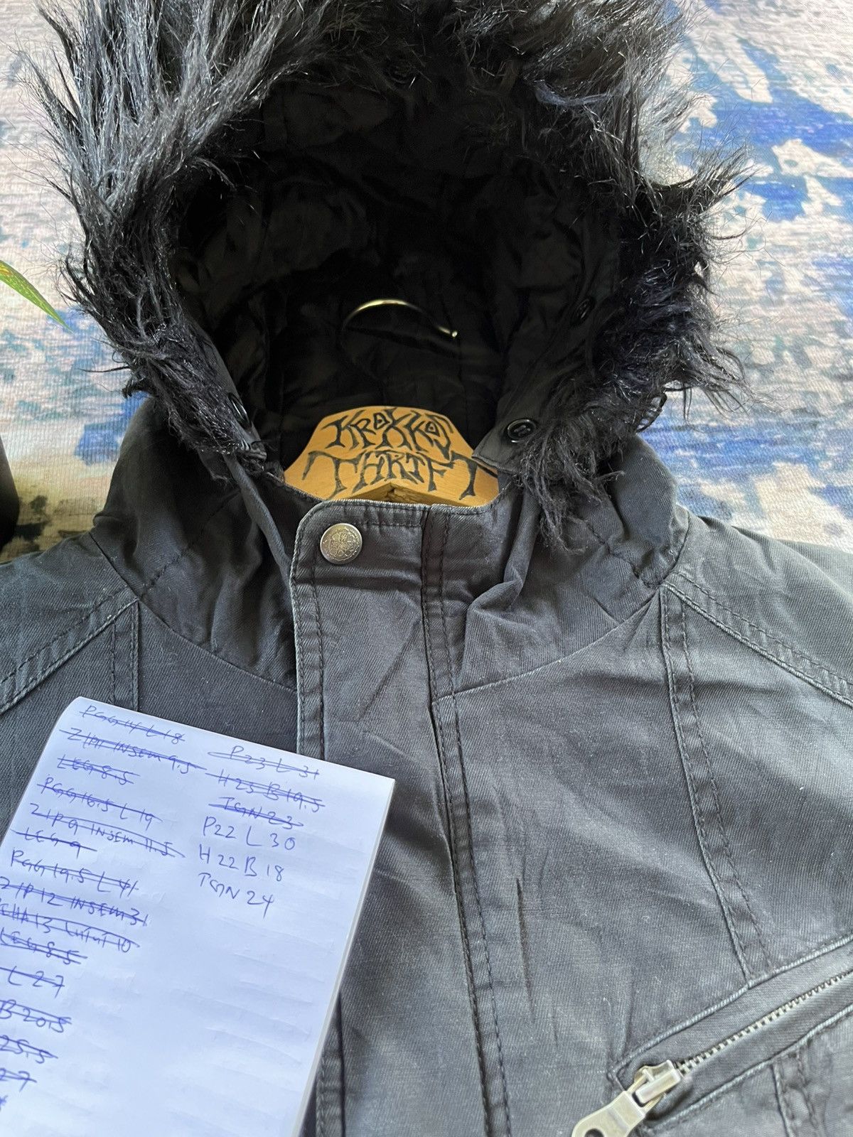 Vintage × Von Dutch Vintage Von Dutch Mohair Hoodie Button Jacket Size US L / EU 52-54 / 3 - 10 Thumbnail
