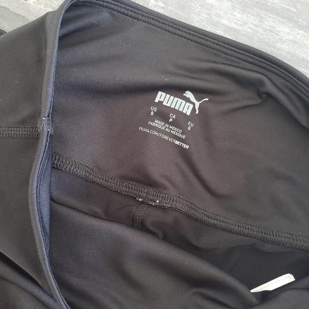 Puma Black White Gold Puma Athletic Legging Size 28" / US 6 / IT 42 - 3 Thumbnail