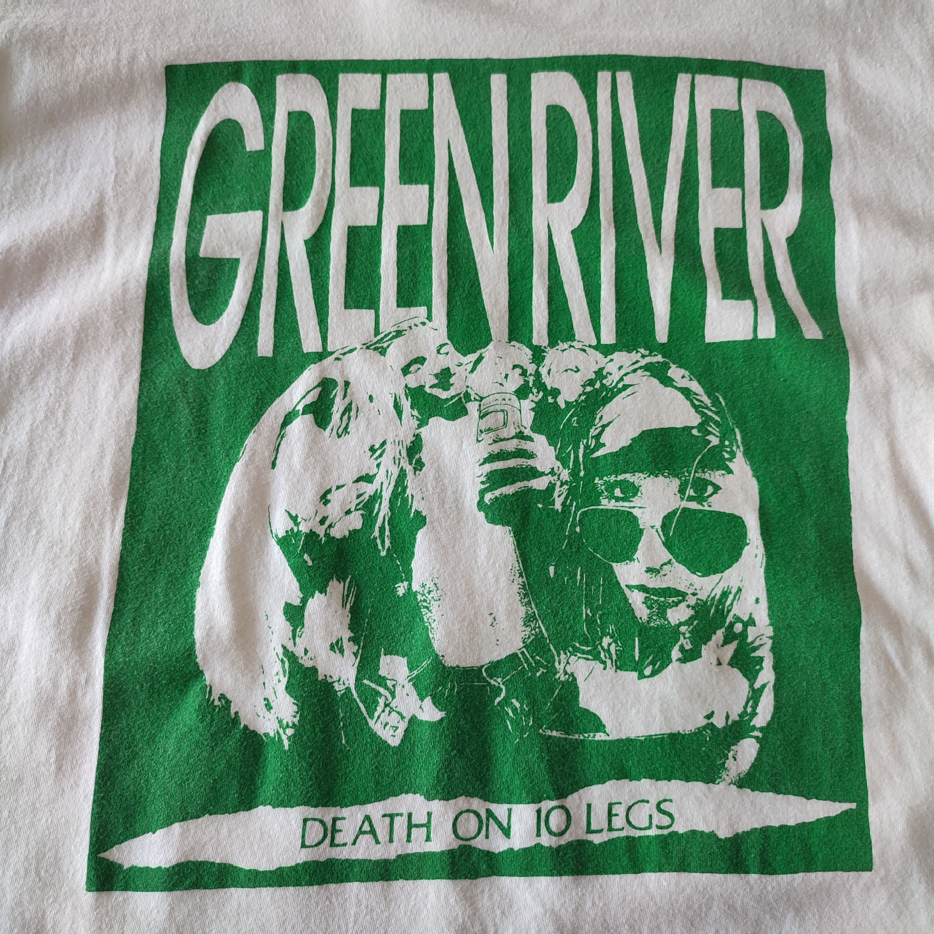 Nirvana × Vintage 🔥RARE🔥Green River "Death On 10 Legs" T-Shirt Size US XL / EU 56 / 4 - 3 Thumbnail