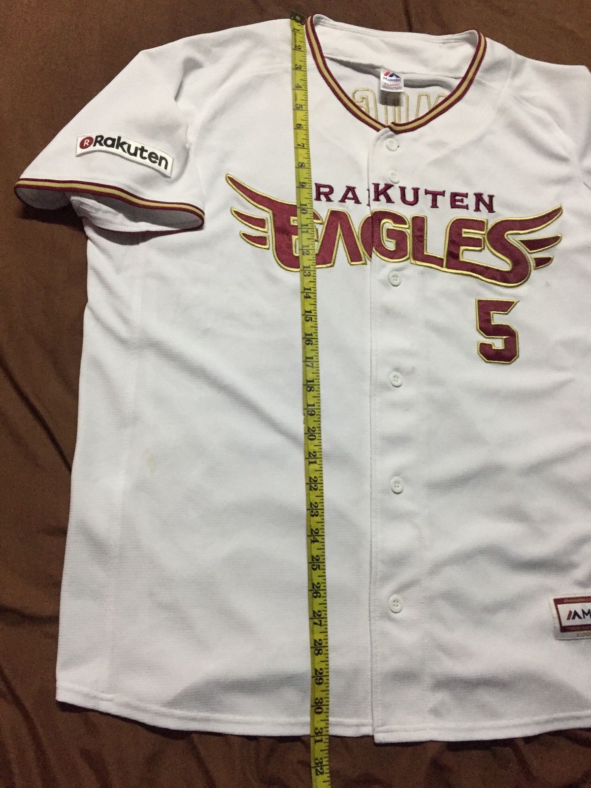 Majestic Rakuten Eagles Baseball Jersey Size US XL / EU 56 / 4 - 10 Thumbnail