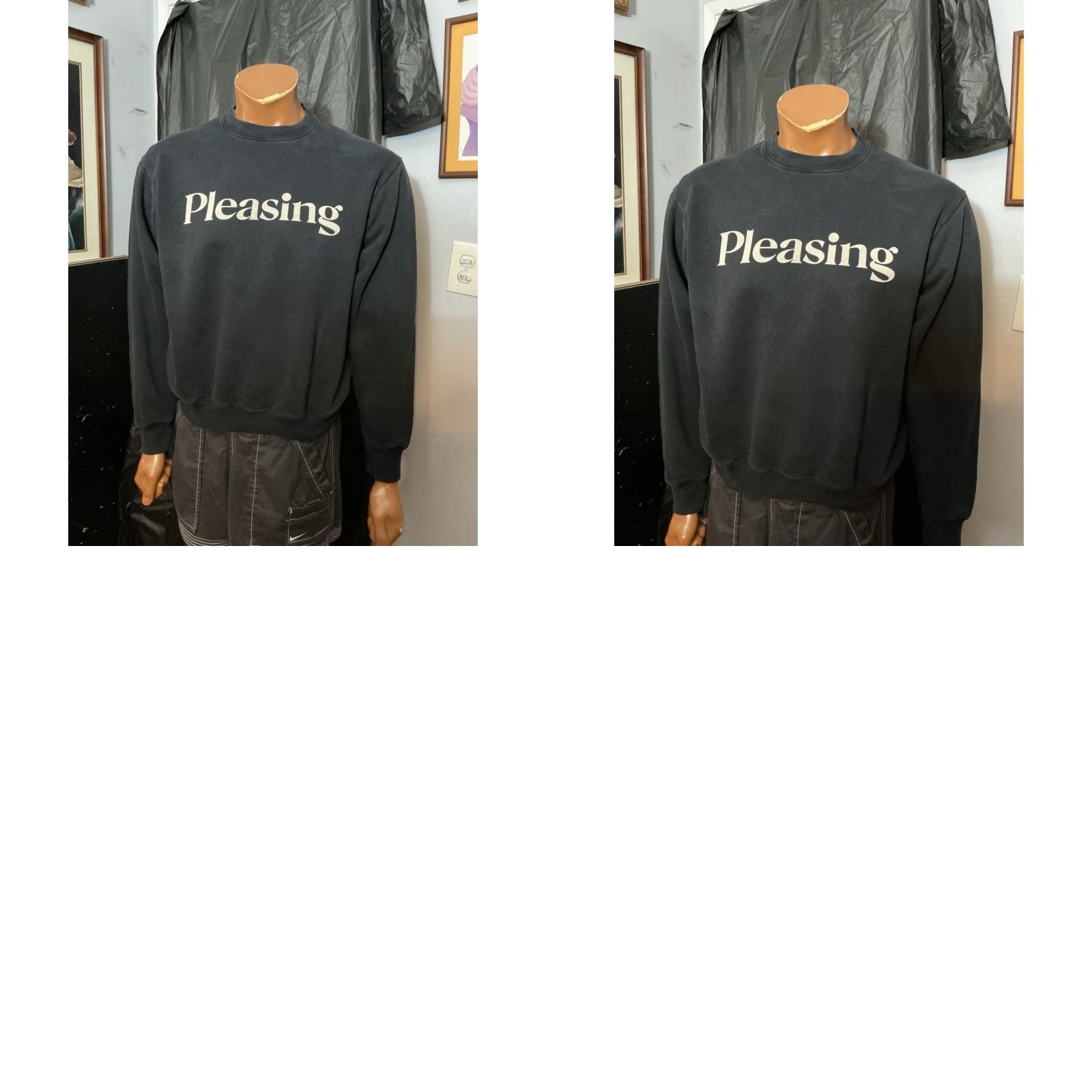 Vintage Harry Styles Pleasing Black Fleece Official Pullover Crewneck Sweatshirt Sz. S Unisex Adults Size US S / EU 44-46 / 1 - 8 Thumbnail