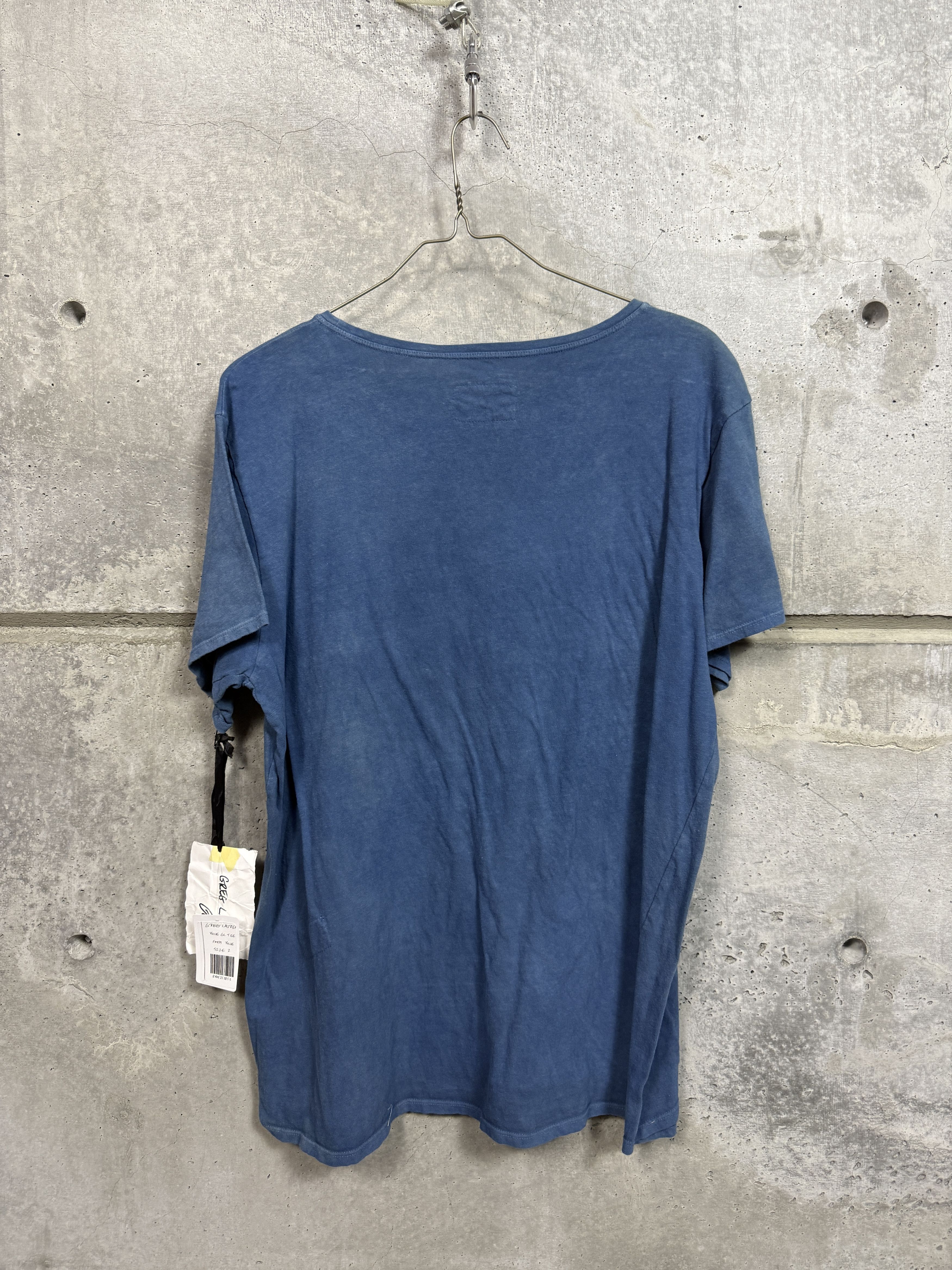 Greg Lauren Greg Lauren Blue GL Tee Size US M / EU 48-50 / 2 - 2 Thumbnail