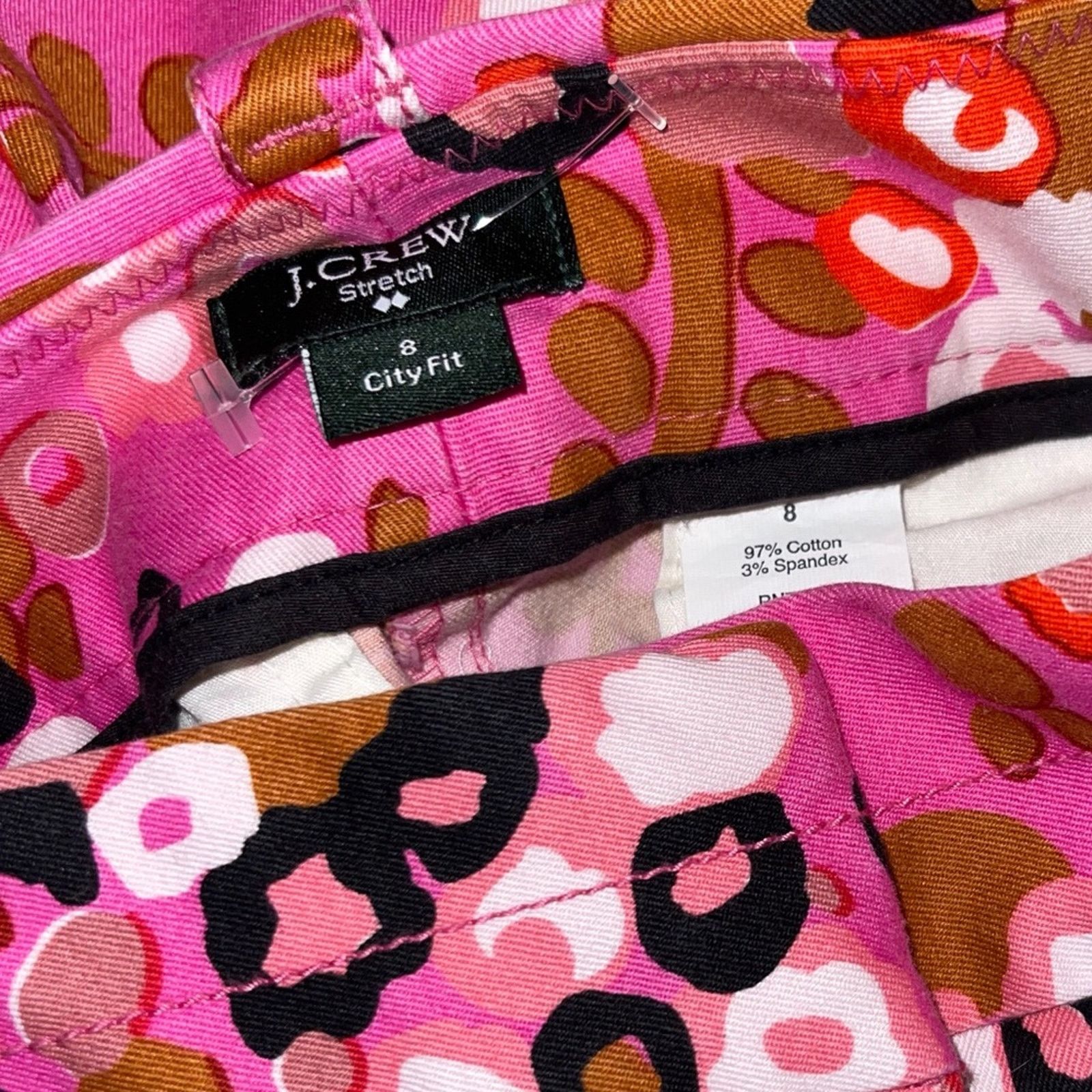 J.Crew J. Crew Stretch City Fit Chino Cafe Capris Cropped Pants Size 34" / US 12 / IT 48 - 6 Thumbnail