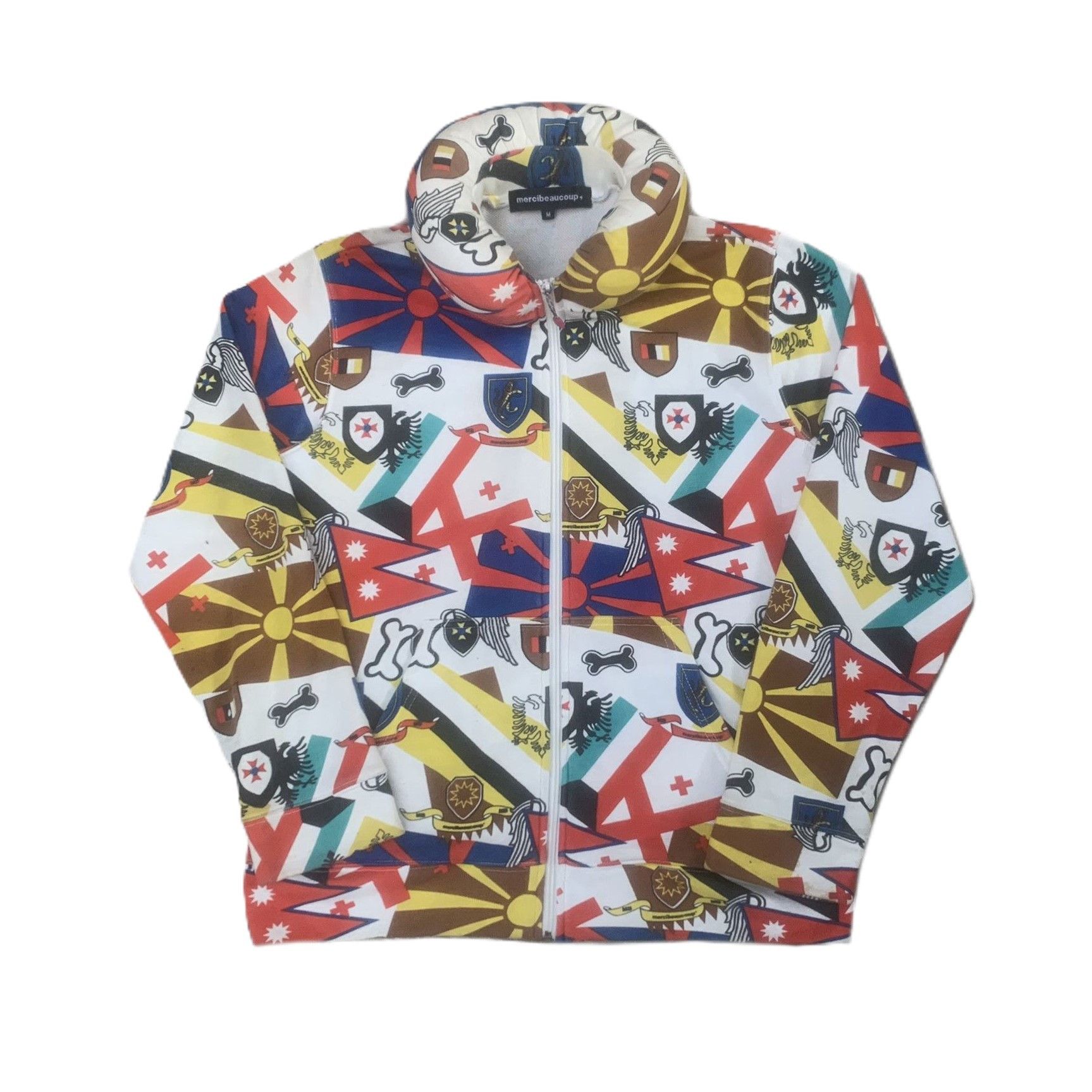 mercibeaucoup Mercibeaucoup Pillow Neck Multicolor Jacket Size US M / EU 48-50 / 2 - 1 Thumbnail