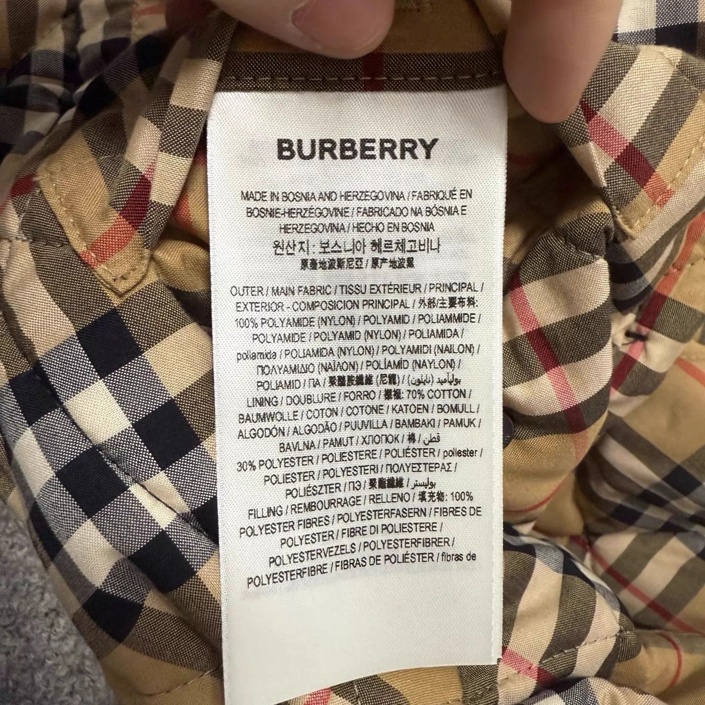 Burberry Burberry Solid Color SB Quilted LS Cotton Jacket M 99 New Size M / US 6-8 / IT 42-44 - 5 Thumbnail