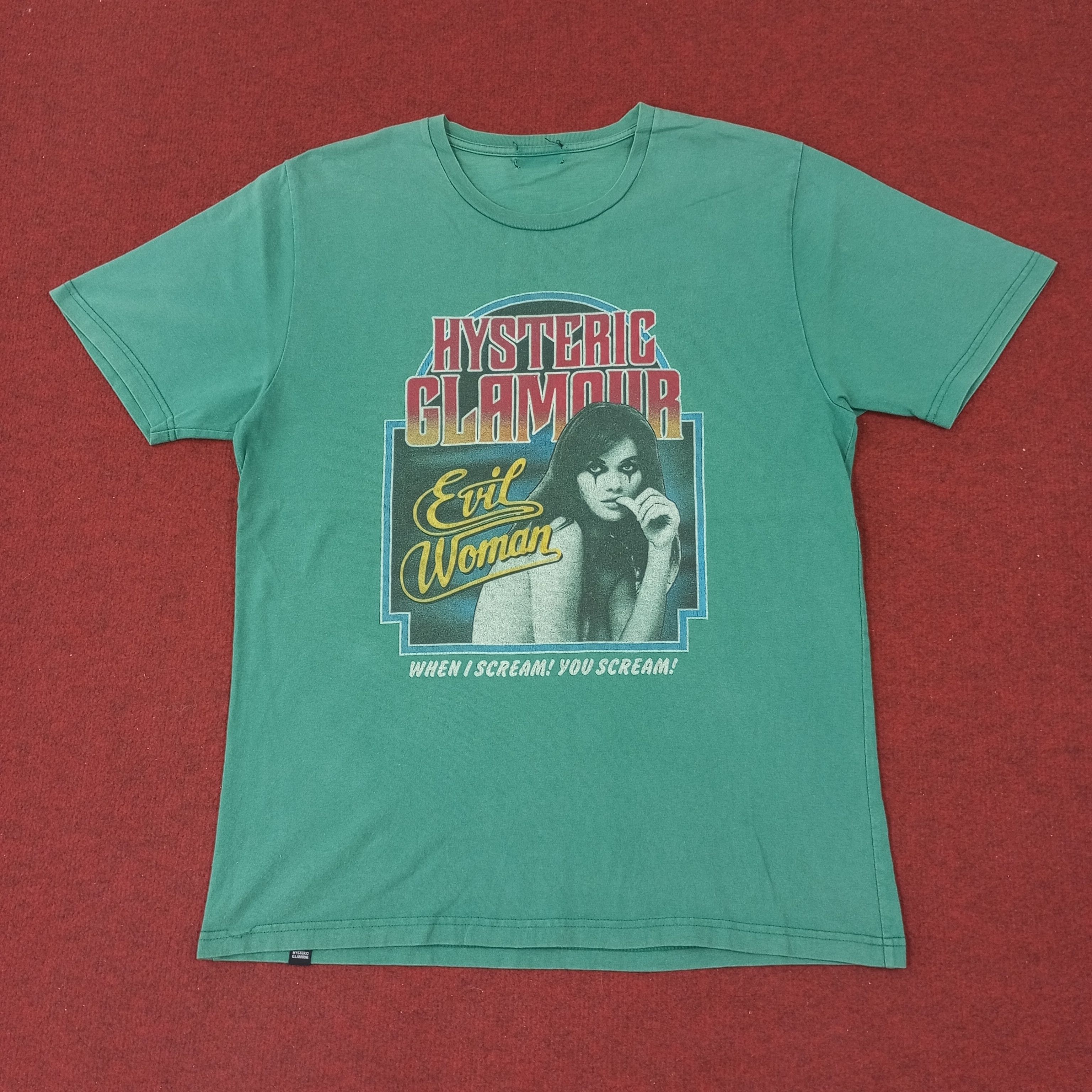 Hysteric Glamour × Japanese Brand × Vintage Hysteric Glamour Japanese Brand Tshirt C219N64 Size US M / EU 48-50 / 2 - 1 Thumbnail
