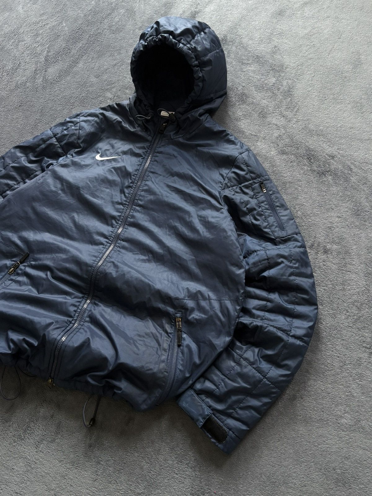 Nike 90s Nike Vintage Swoosh Logo Retro Outdoor Jacket Rare Size US L / EU 52-54 / 3 - 3 Thumbnail