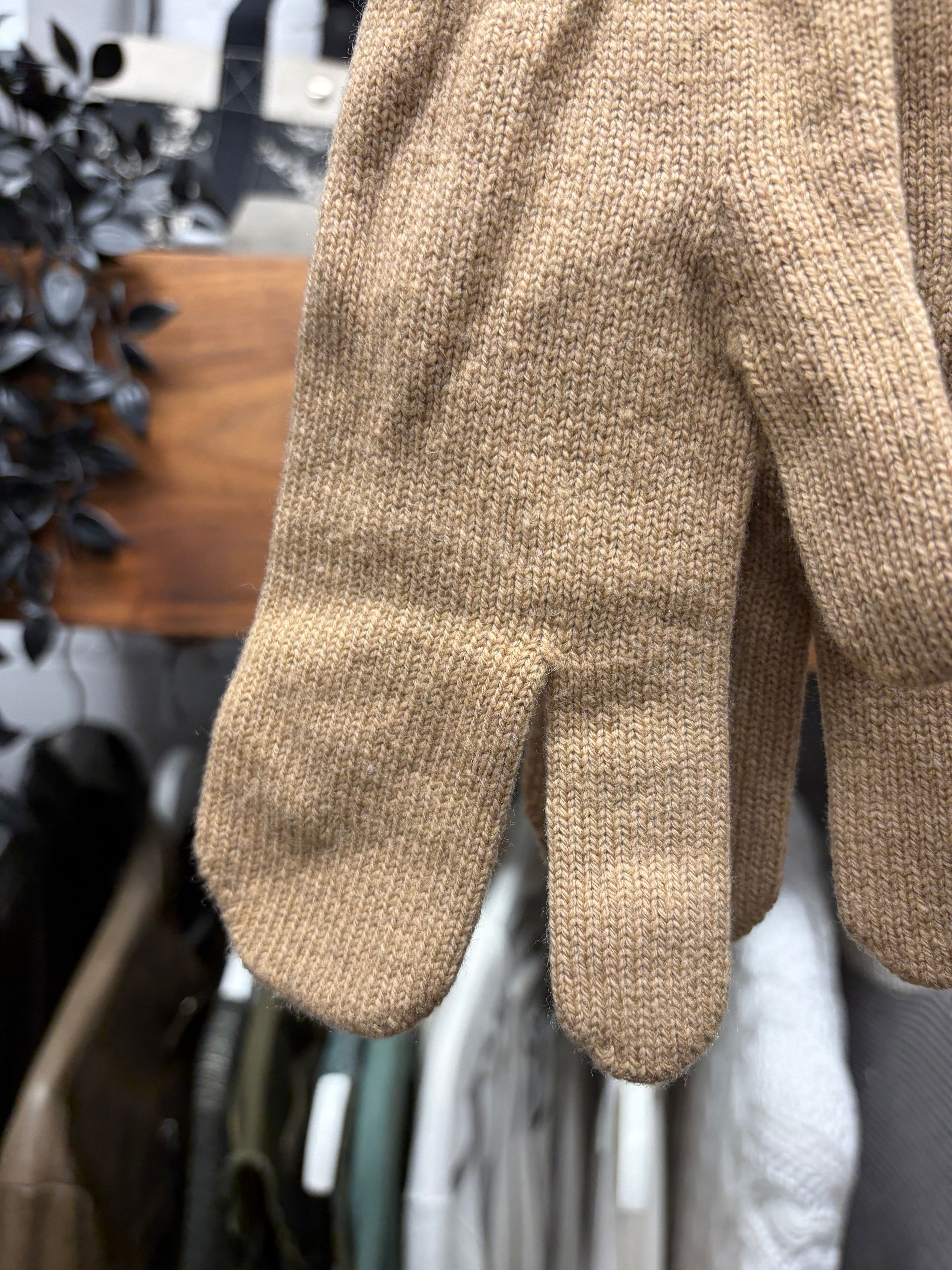 Maison Margiela 2020 Maison Margiela ‘Tabi’ Split Finger Wool Gloves Size ONE SIZE - 2 Thumbnail