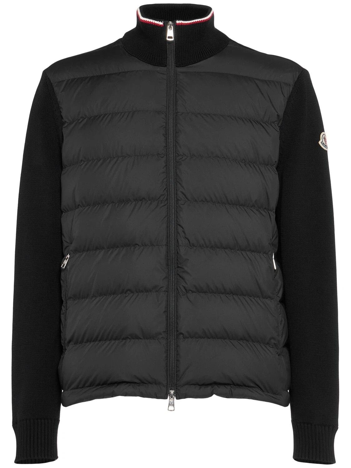MONCLER $1430 Men's Black Cotton Cardigan New