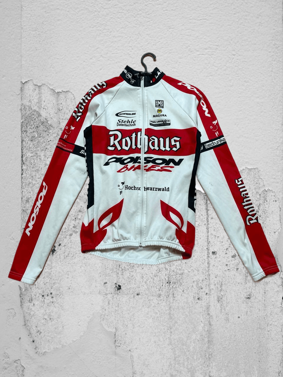 Vintage jacket white Y2K Santini big logo print vintage sportwear Size US L / EU 52-54 / 3 - 1 Thumbnail