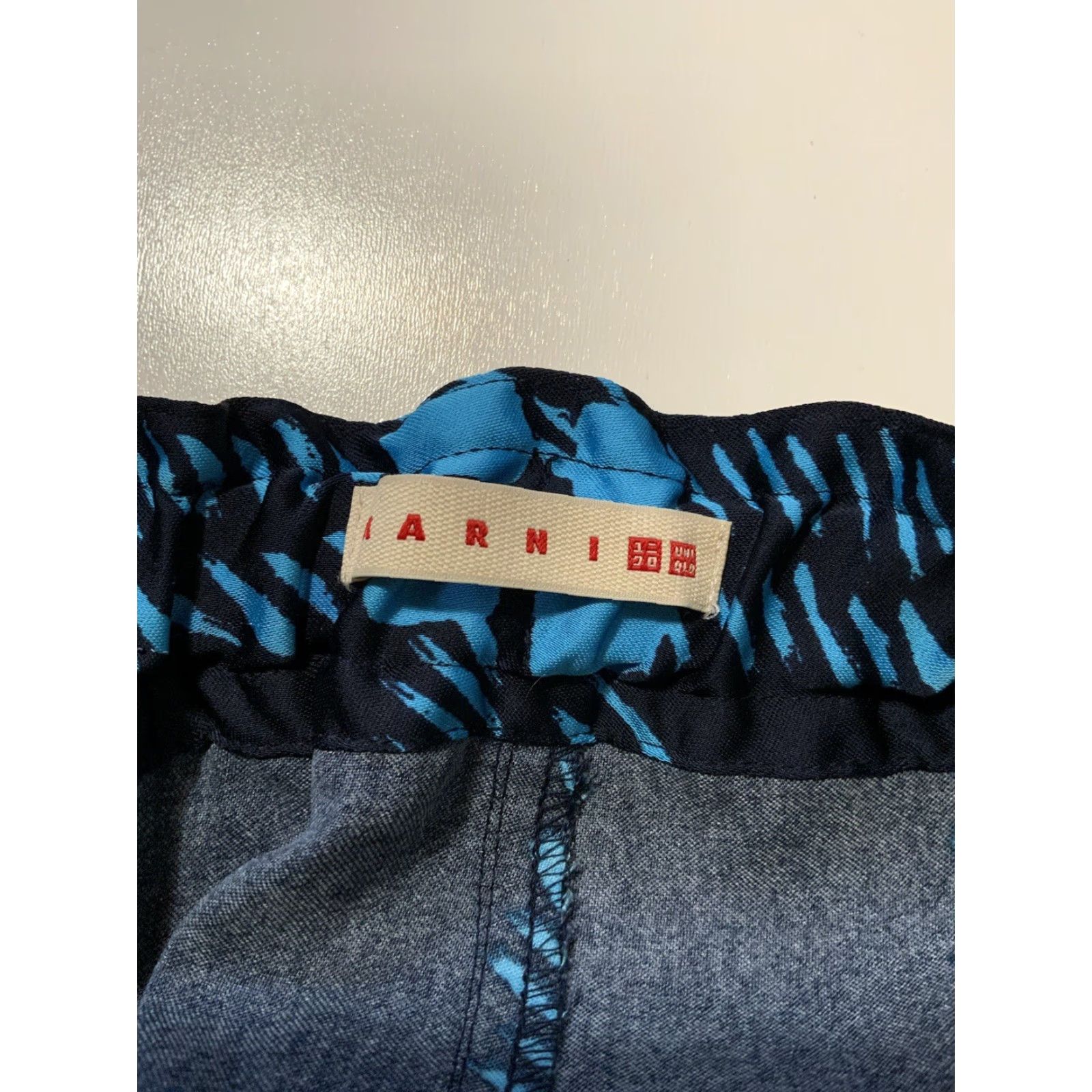 Marni 85 Marni X Uniqlo Relaxed Easy Wide Leg Fit Pattern Print Drape Baggy Pants L Size US 33 - 6 Thumbnail