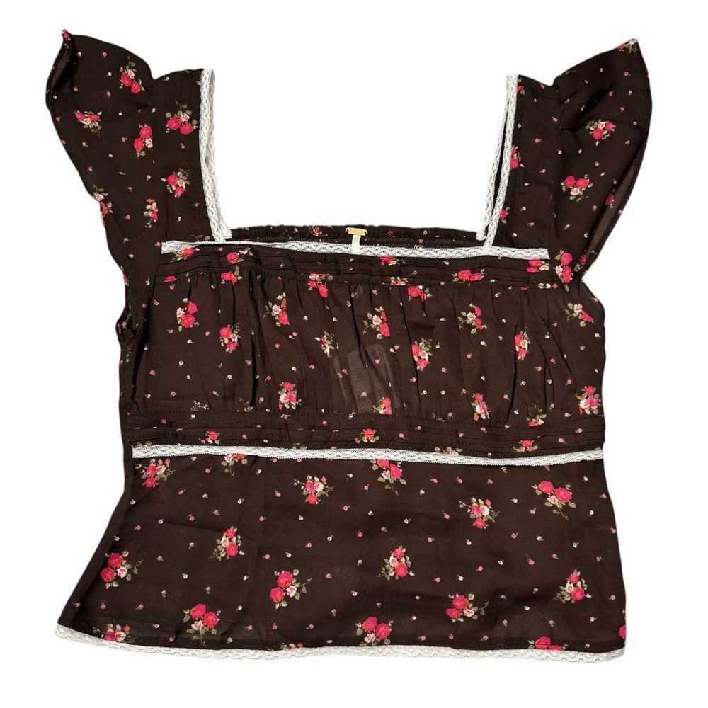 Free People NWT New Free People Prairie Field Black Coffee Combo Top Si Size S / US 4 / IT 40 - 3 Thumbnail