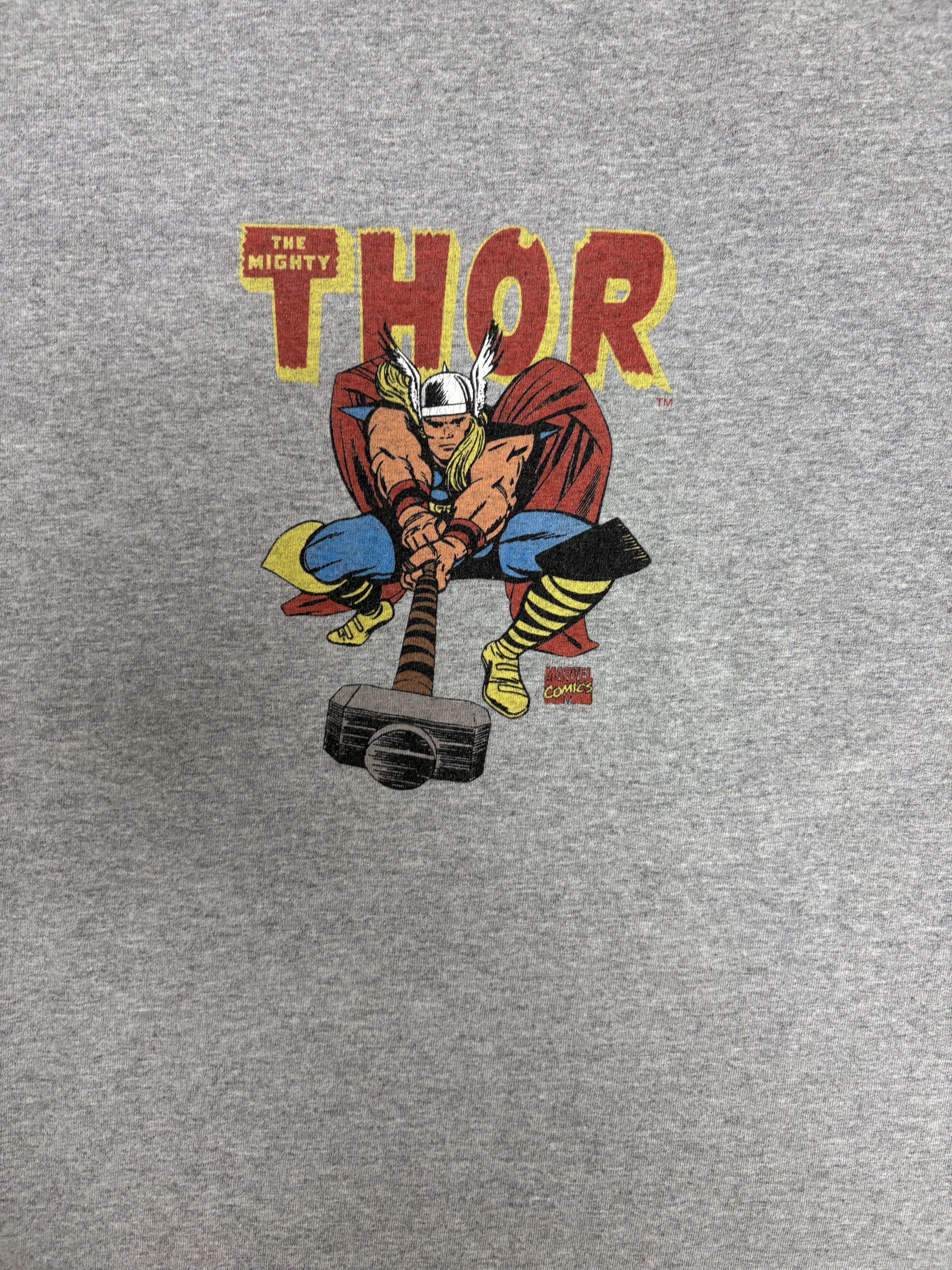 Vintage The Mighty Thor Vintage Grey T-Shirt Tee Size US L / EU 52-54 / 3 - 2 Thumbnail