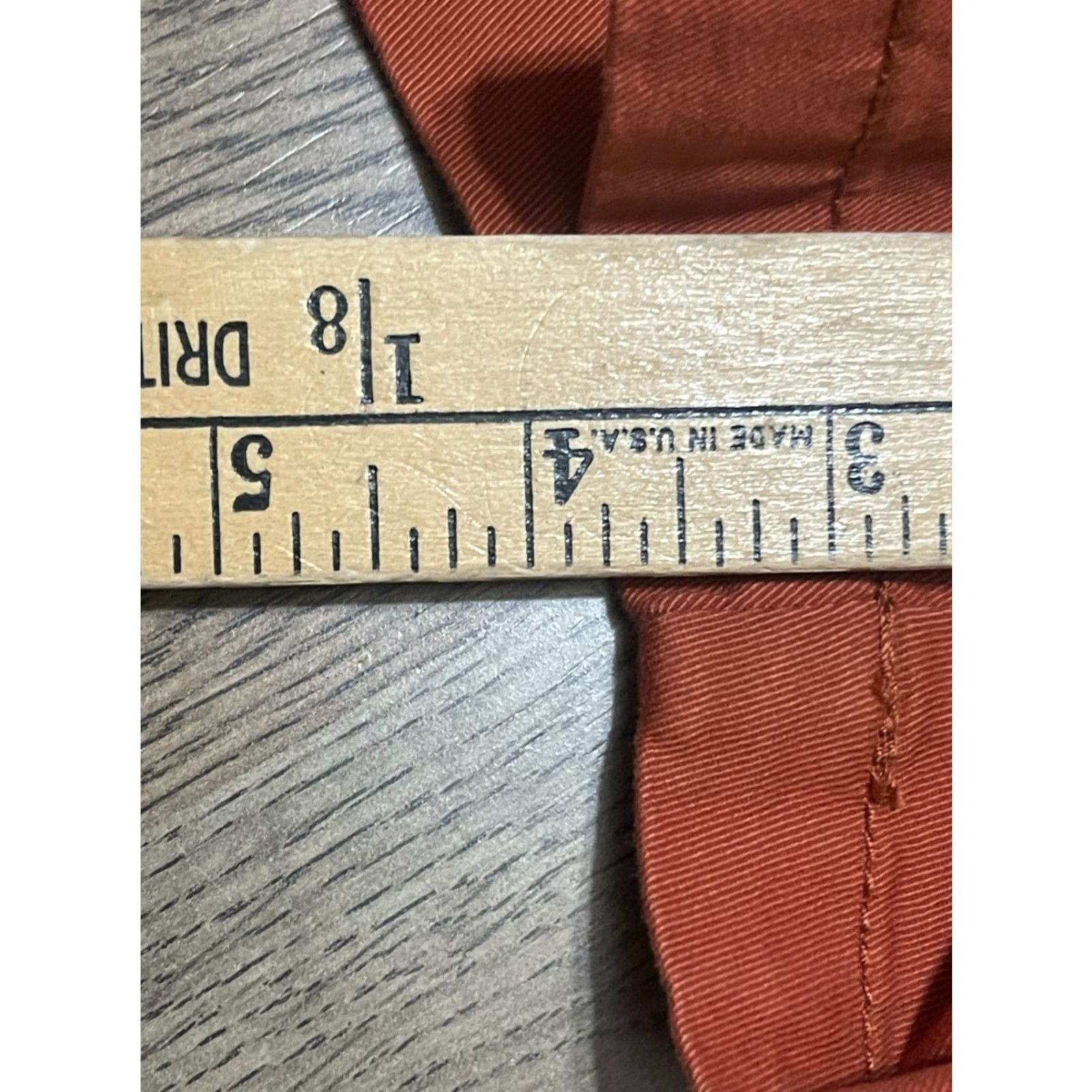 Vintage Amazon Shorts Women’s 10 Orange Pockets NWT Modern Chino Casual Classic Fit Regular Inseam 4 in Front Flat Front Vintage No Size 32" / US 10 / IT 46 - 7 Thumbnail