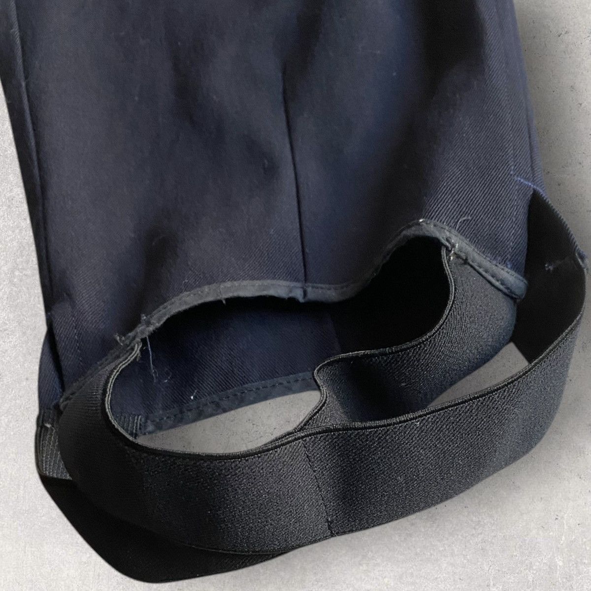 Yohji Yamamoto Vintage 90’s Wool Gabardine High Waist Trousers Size US 30 / EU 46 - 3 Thumbnail