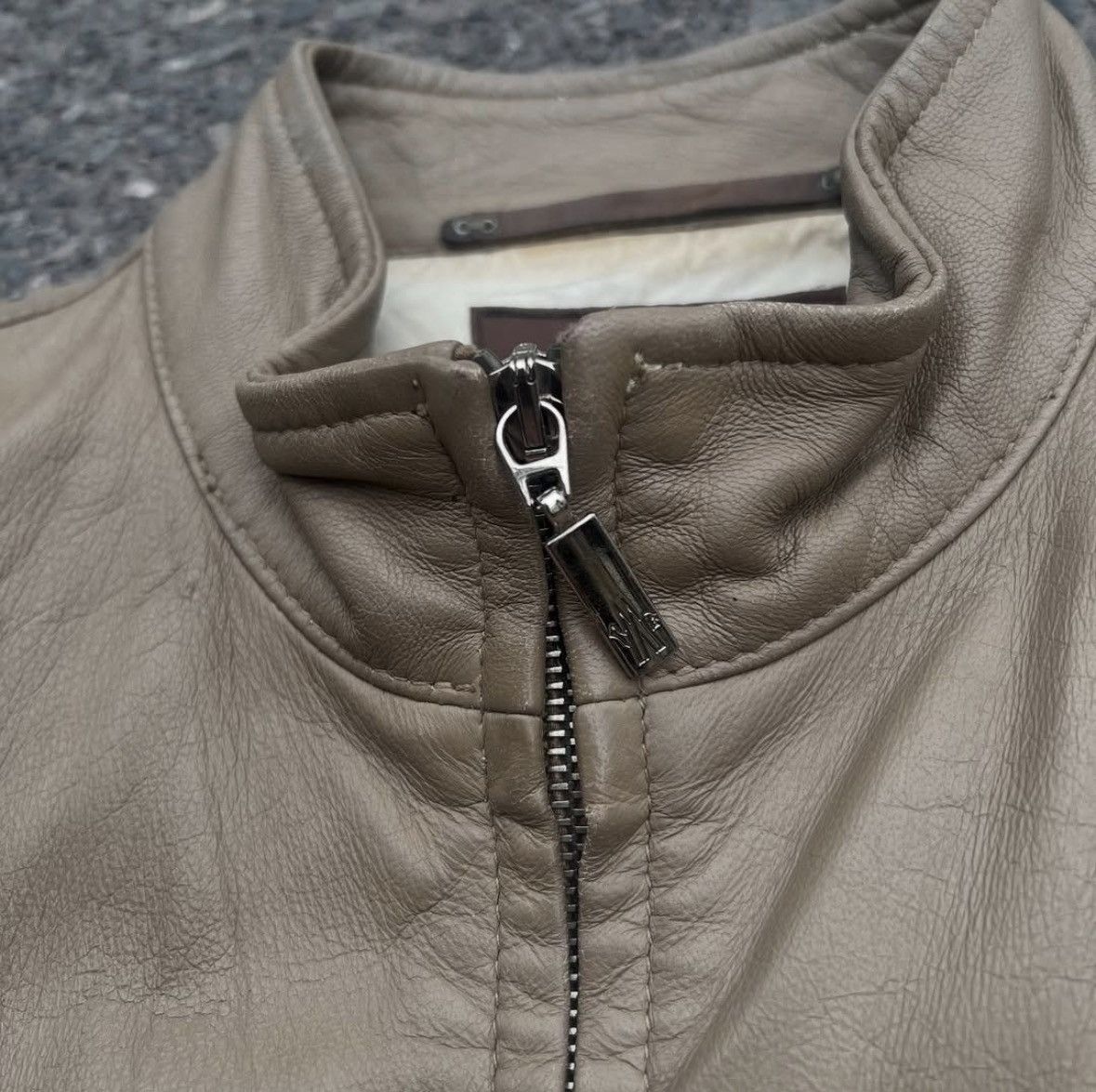 Moncler Moncler Leather Jacket Size US L / EU 52-54 / 3 - 3 Thumbnail